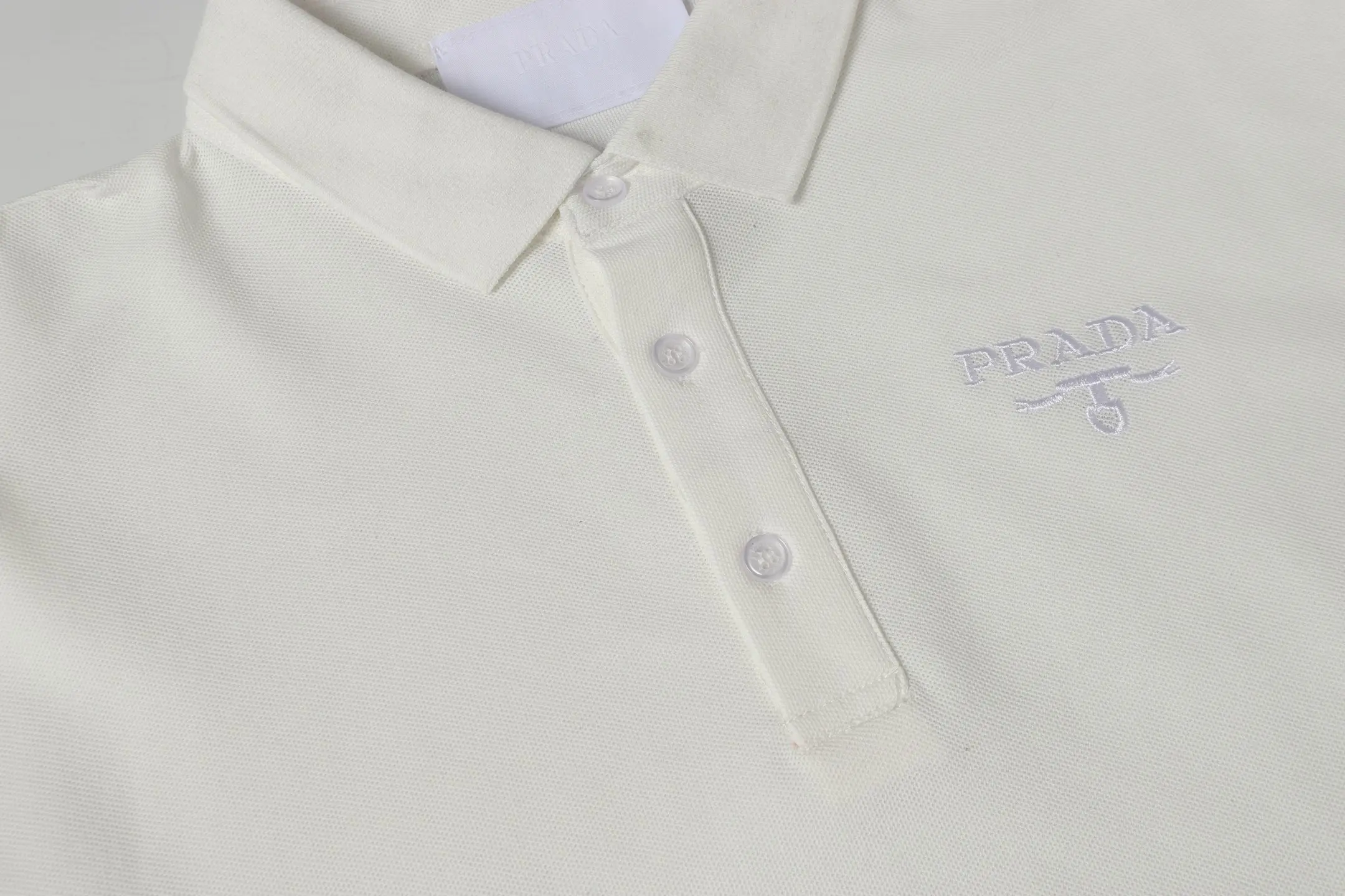 Logo-Embroidered Piqué Cotton Polo Shirt D9014146 — view 5