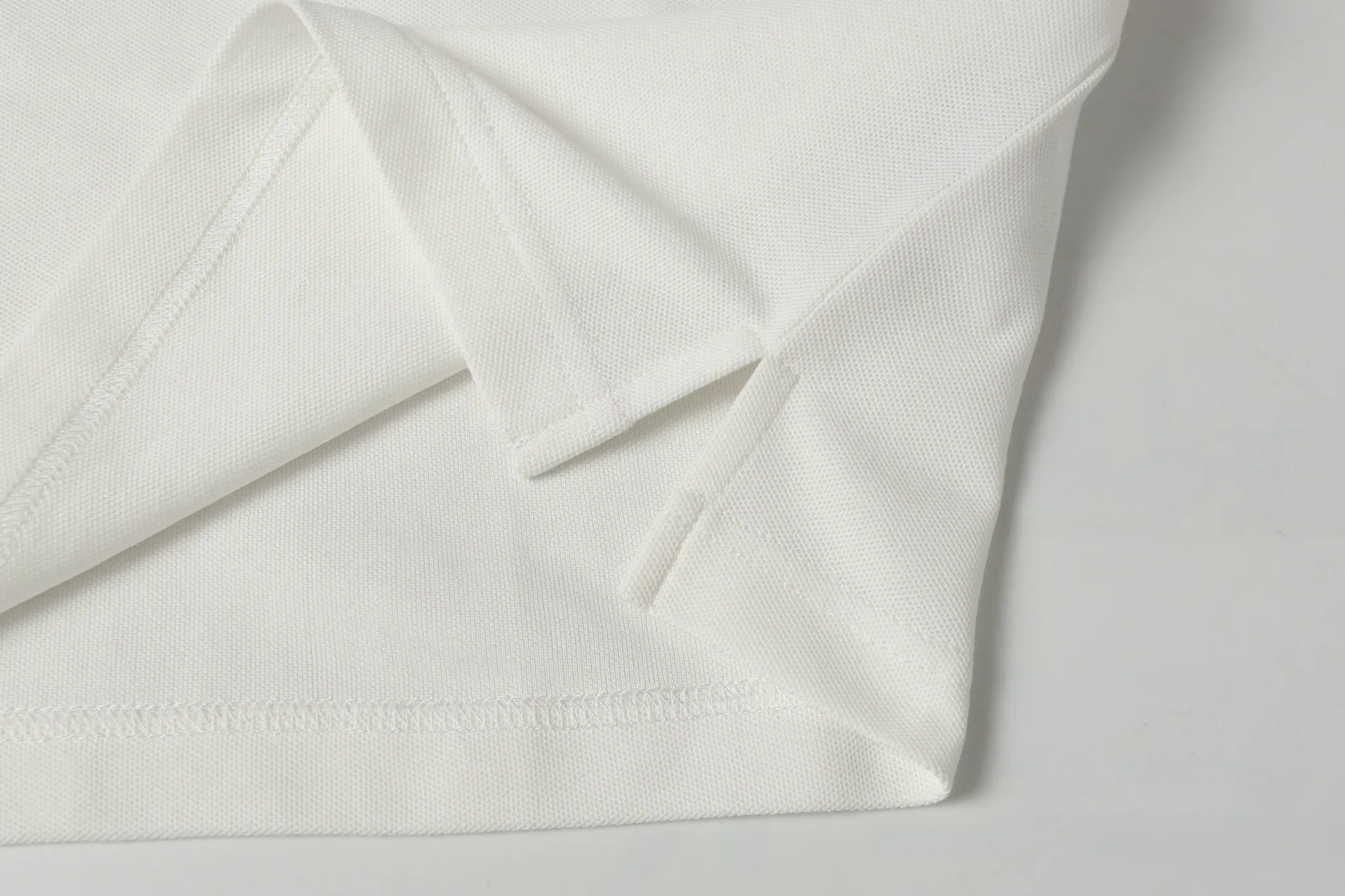 Logo-Embroidered Piqué Cotton Polo Shirt D9014146 — view 9