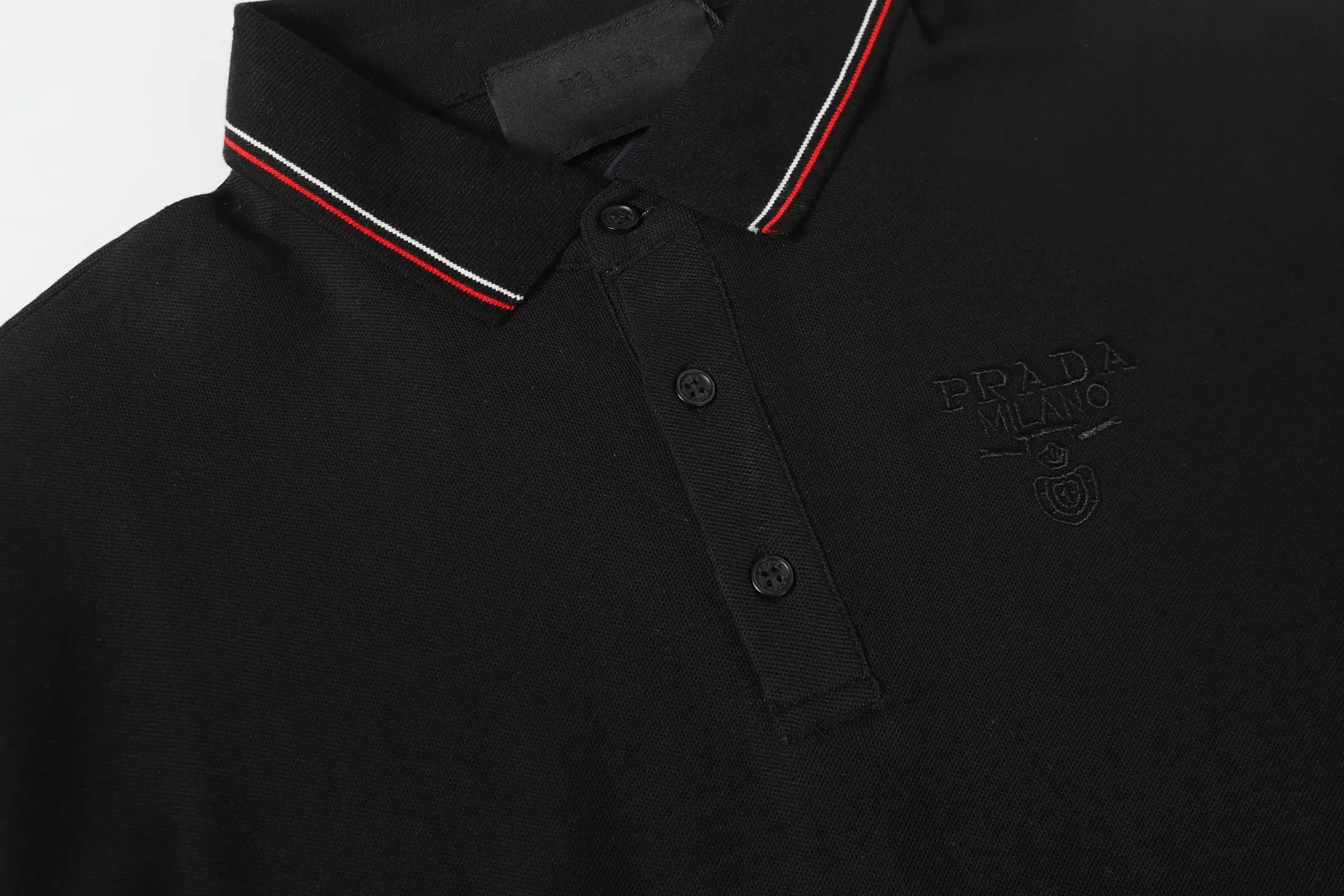 Logo-Embroidered Piqué Cotton Polo Shirt D9014141 — view 4