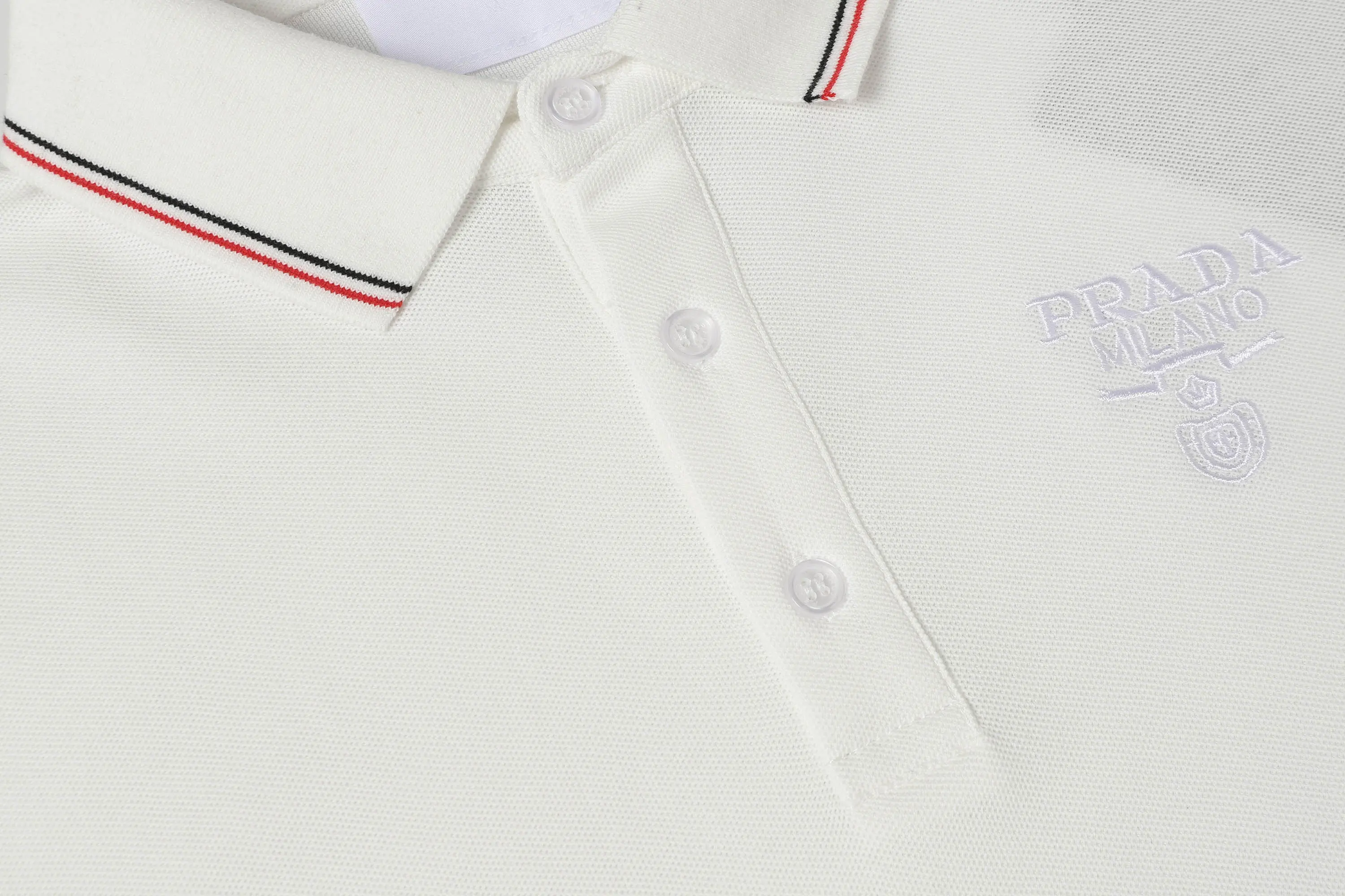 Logo-Embroidered Piqué Cotton Polo Shirt D9014142 — view 4