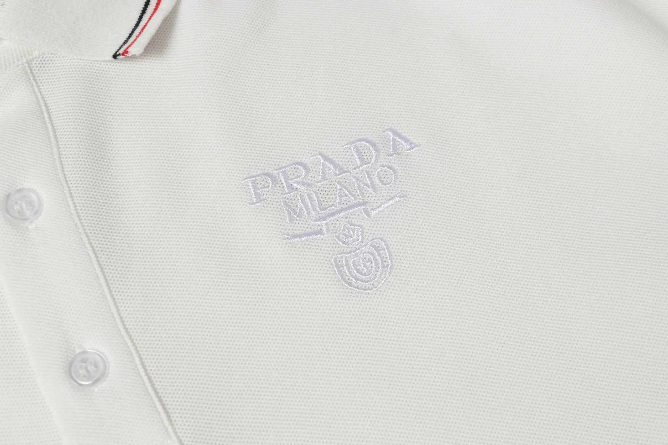 Logo-Embroidered Piqué Cotton Polo Shirt D9014142 — view 5