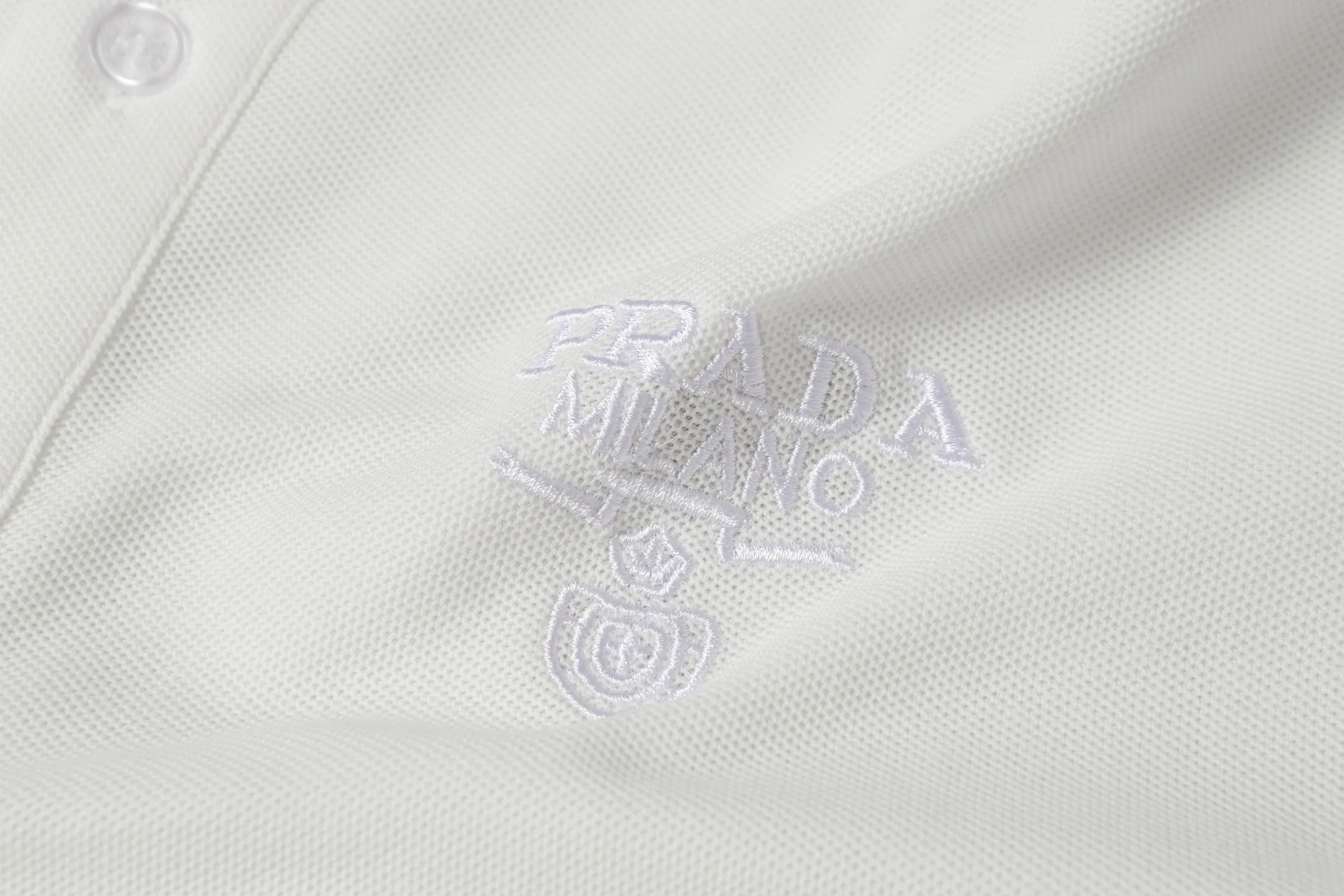 Logo-Embroidered Piqué Cotton Polo Shirt D9014142 — view 6