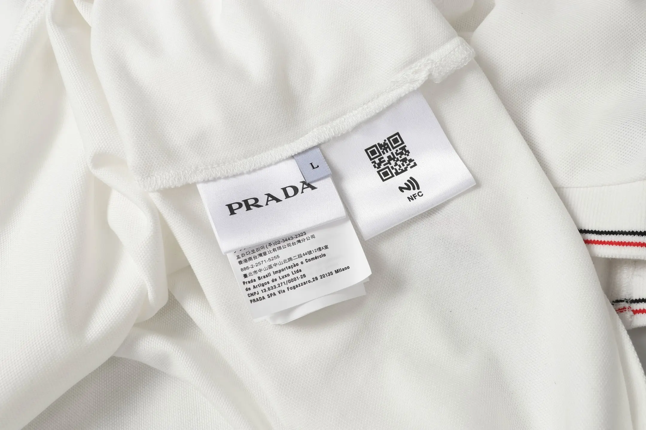 Logo-Embroidered Piqué Cotton Polo Shirt D9014142 — view 8
