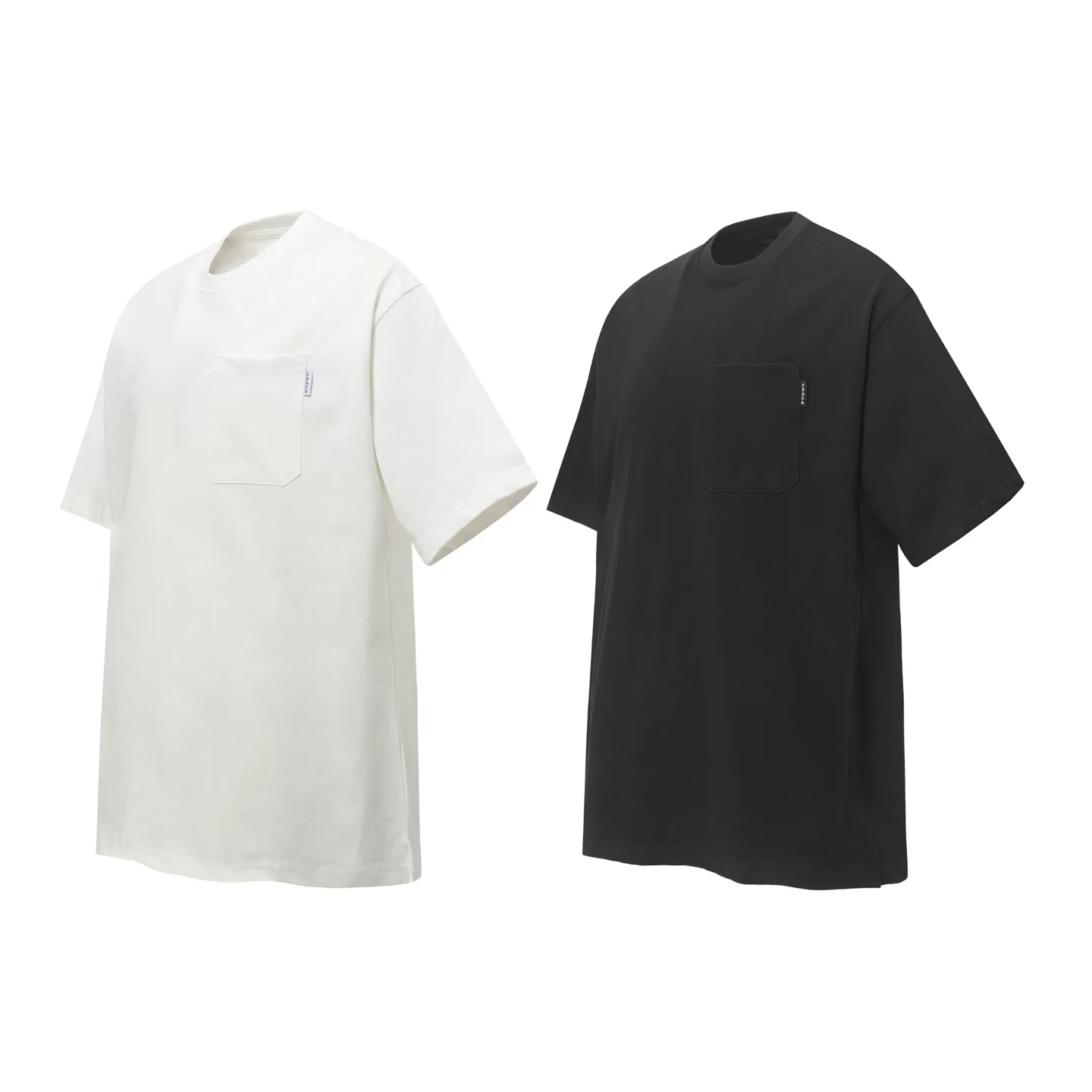 Logo-Label Pocket Cotton T-Shirt D9014134
