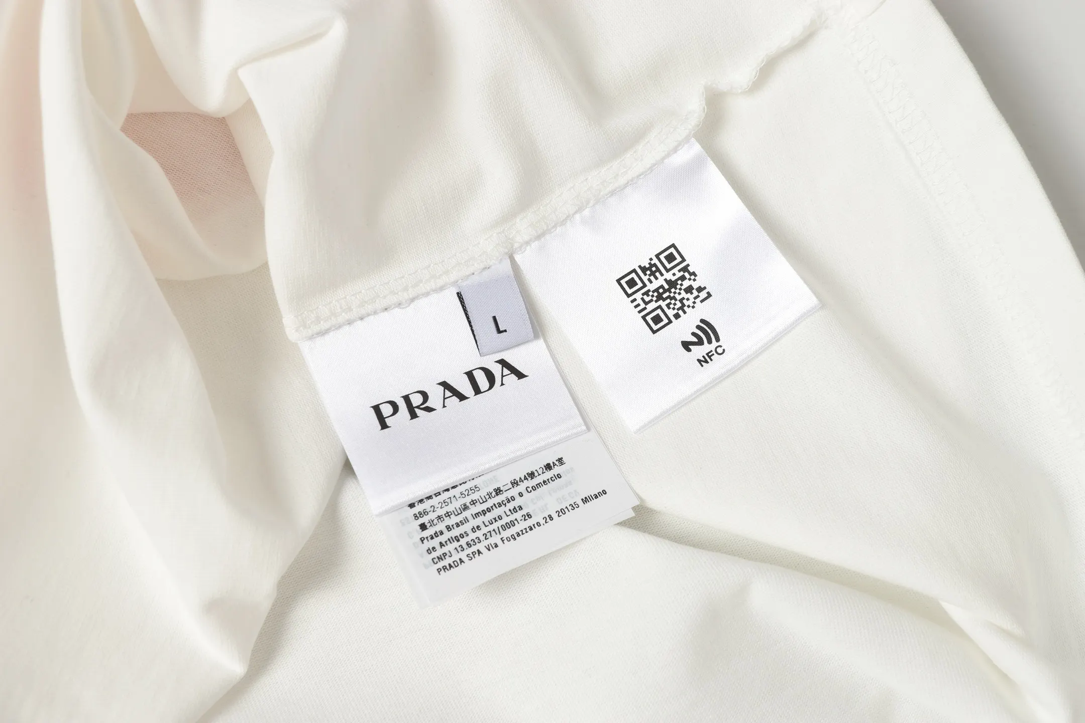 Hand-Painted Logo Cotton T-Shirt D9014121 — view 9