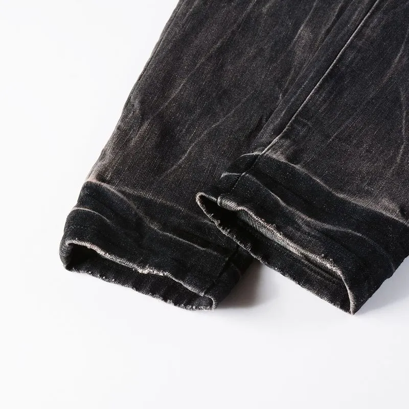 Purple Brand Washed Slim-Fit Jeans D15323161 — view 8
