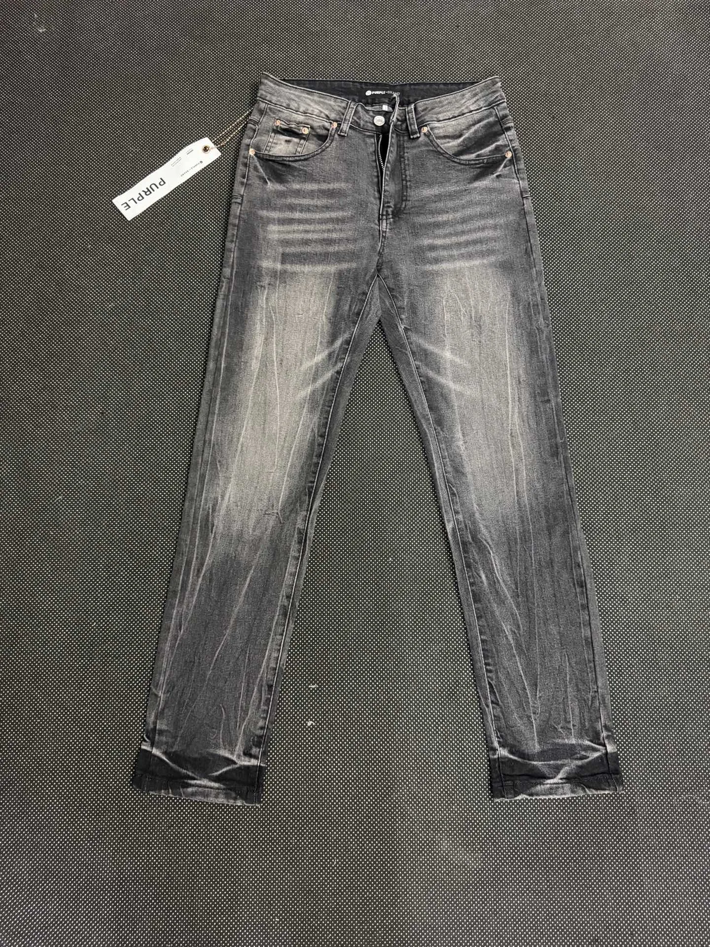 Purple Brand Washed Slim-Fit Jeans D15323161 — view 10