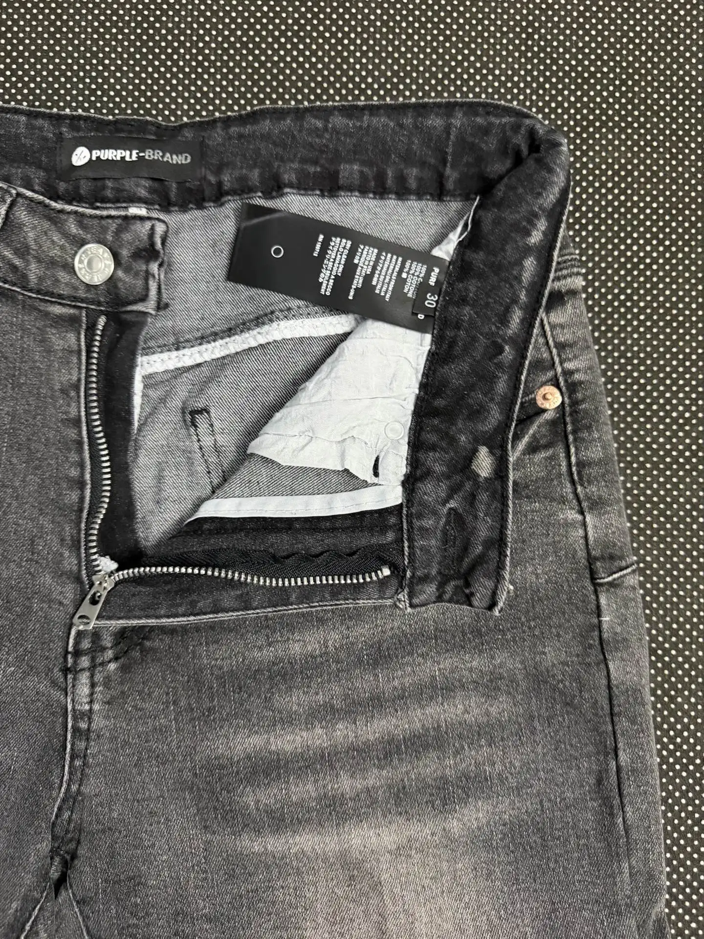 Purple Brand Washed Slim-Fit Jeans D15323161 — view 13