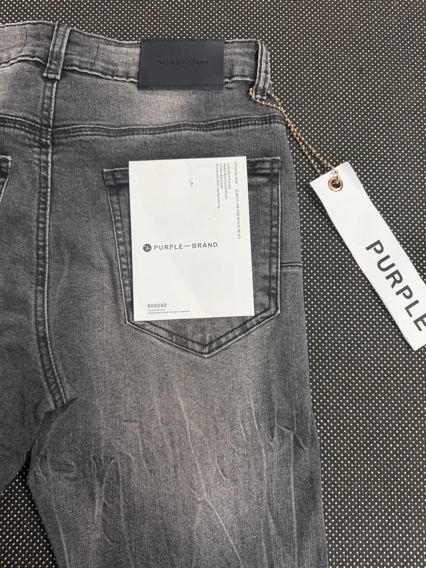 Purple Brand Washed Slim-Fit Jeans D15323161 — view 15
