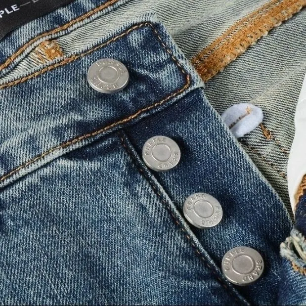 Paint-Splatter Distressed Slim-Fit Jeans D16023160 — view 4