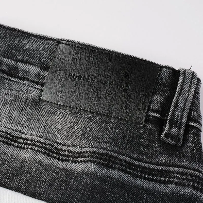 Distressed Washed Slim-Fit Jeans D16023156 — view 7