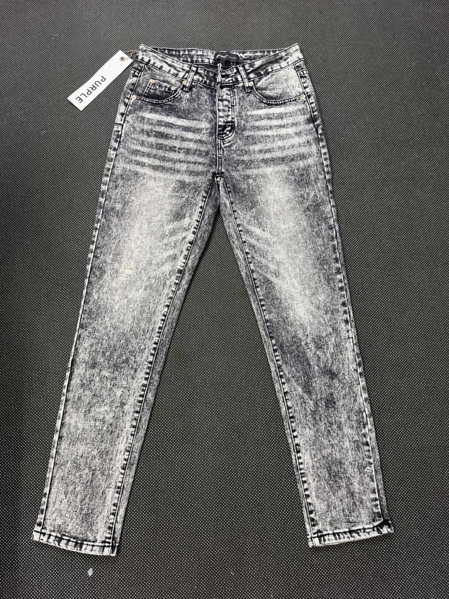 Distressed Washed Slim-Fit Jeans D16023156 — view 11