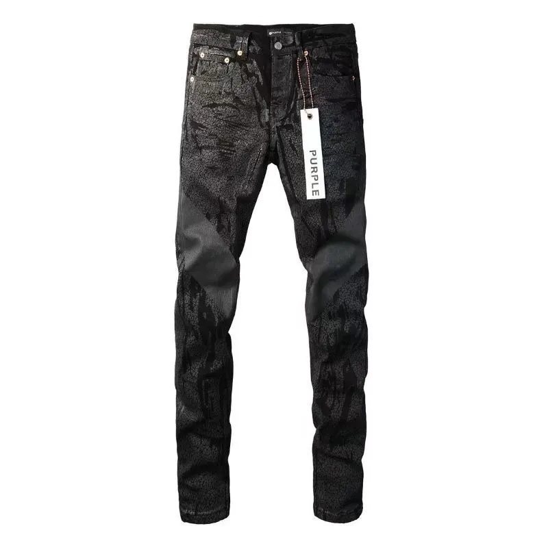 Coated Pattern Slim-Fit Jeans D16023155 — view 2