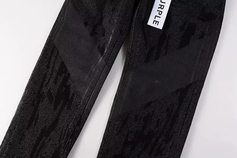 Coated Pattern Slim-Fit Jeans D16023155 — view 8