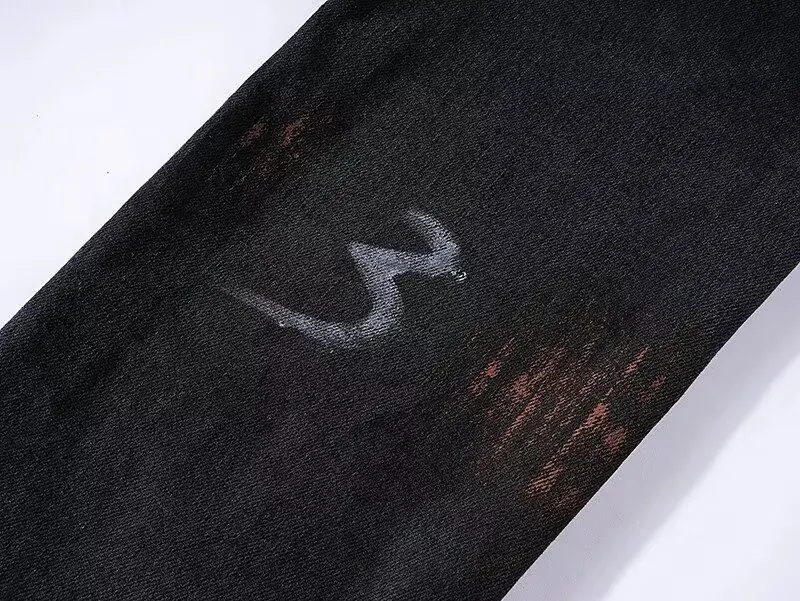 Purple Brand Tie-Dye Graffiti Slim-Leg Jeans D16023152 — view 9