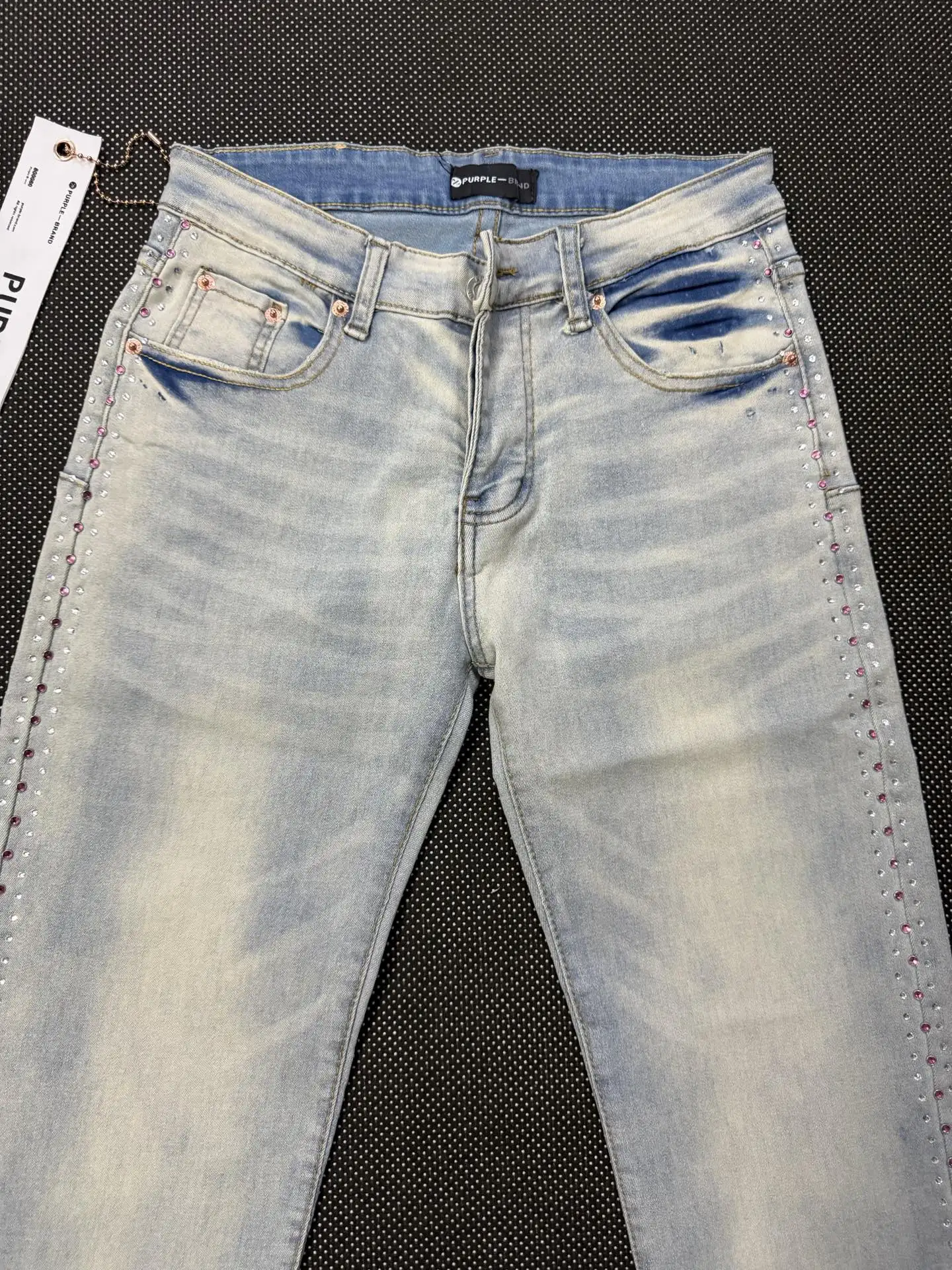 Crystal-Embellished Slim-Fit Jeans D16023150 — view 12