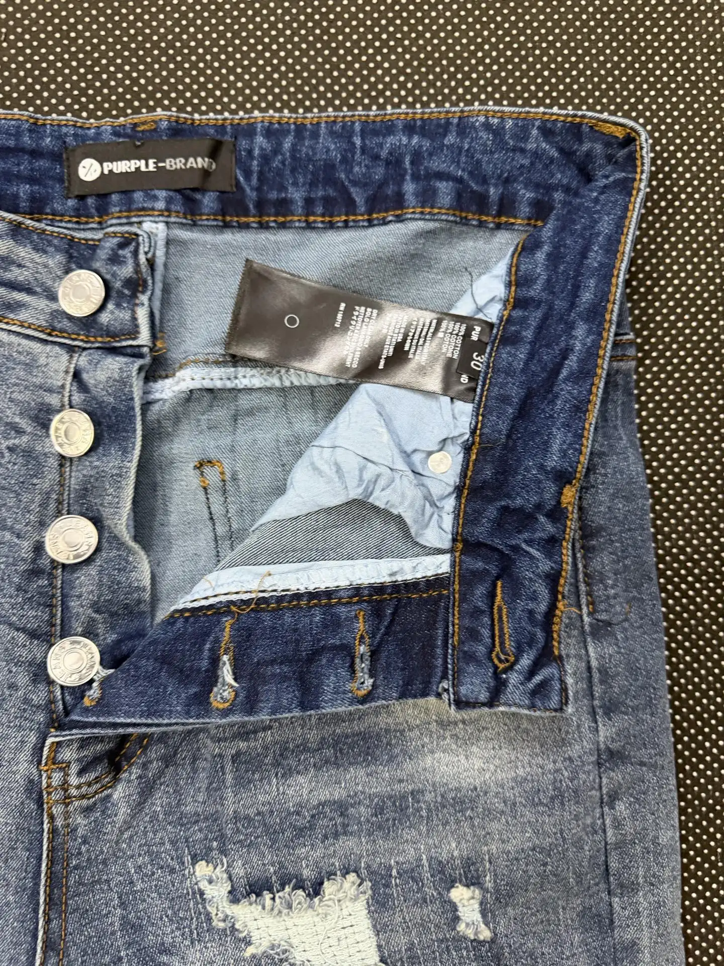 Distressed Flare-Leg Jeans D15323146 — view 4