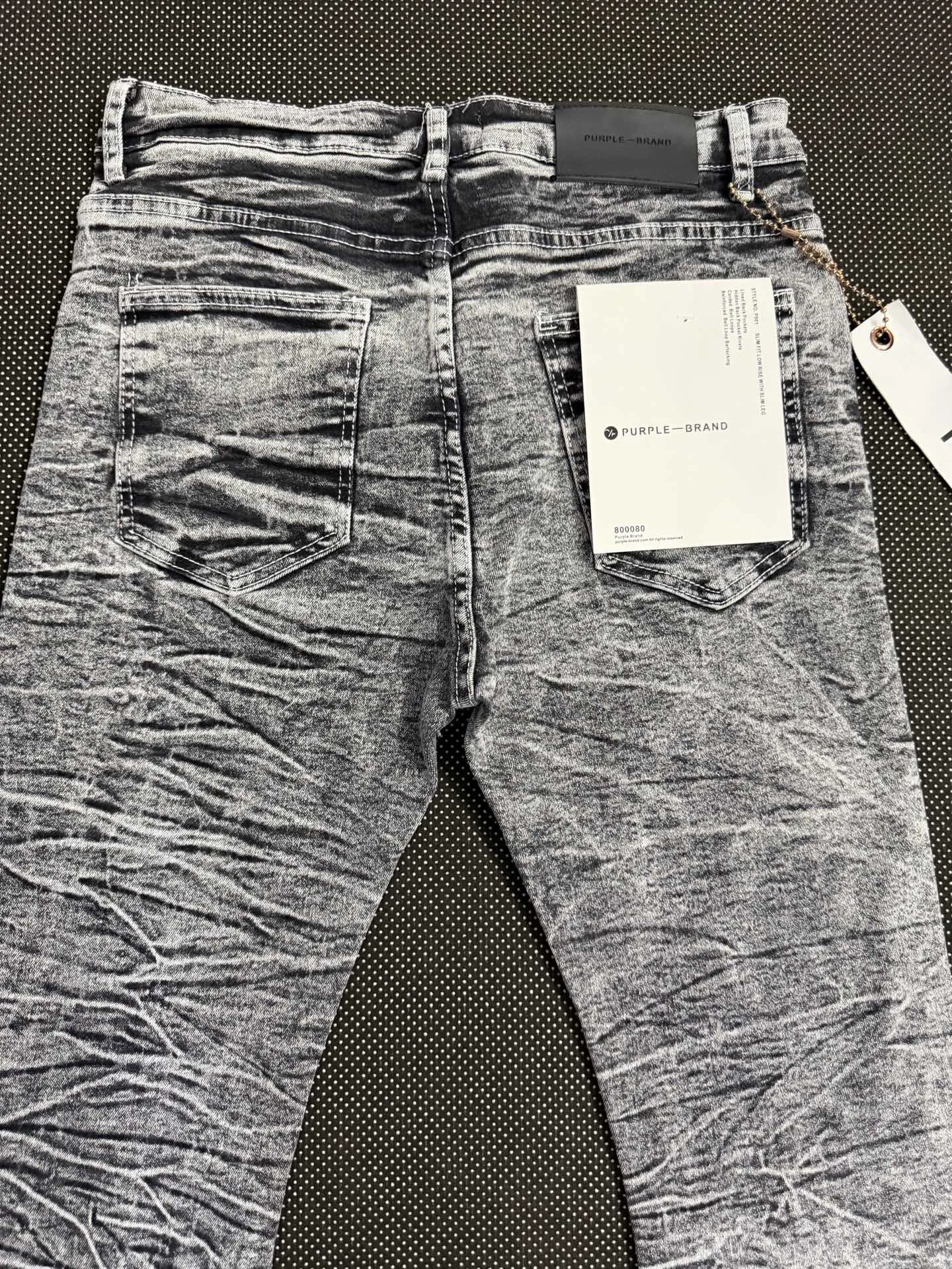 Crinkle-Effect Flared Jeans D15323145 — view 5