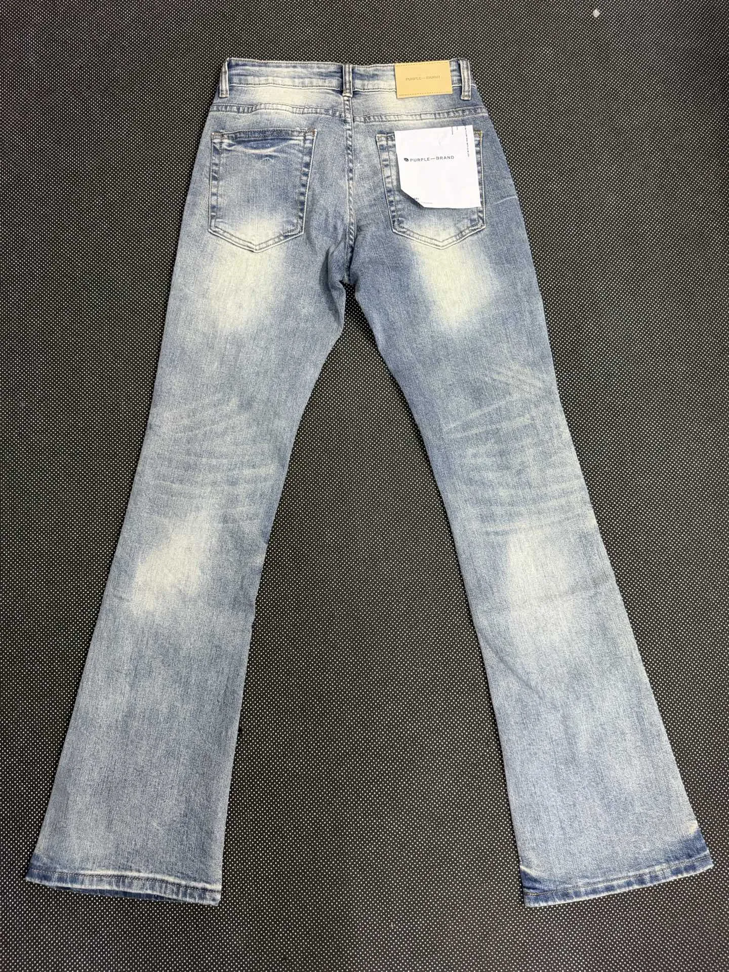 Distressed Slim-Fit Patchwork Jeans D19023141 — view 2