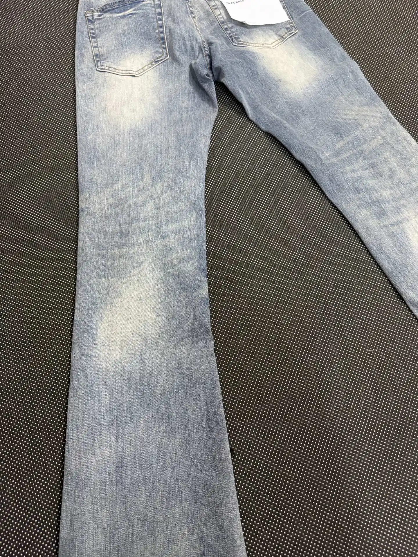 Distressed Slim-Fit Patchwork Jeans D19023141 — view 8