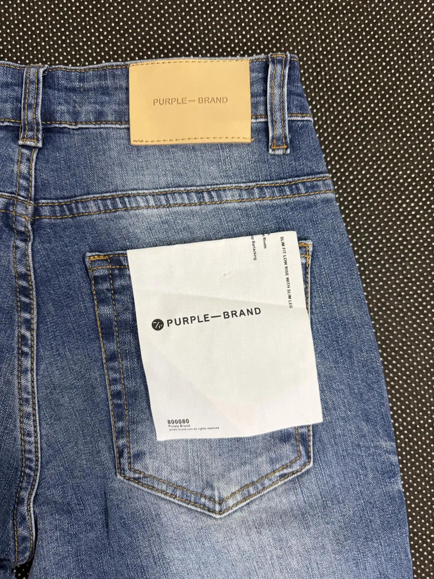 Distressed Bootcut Jeans with Patchwork Detail D19023140 — view 6
