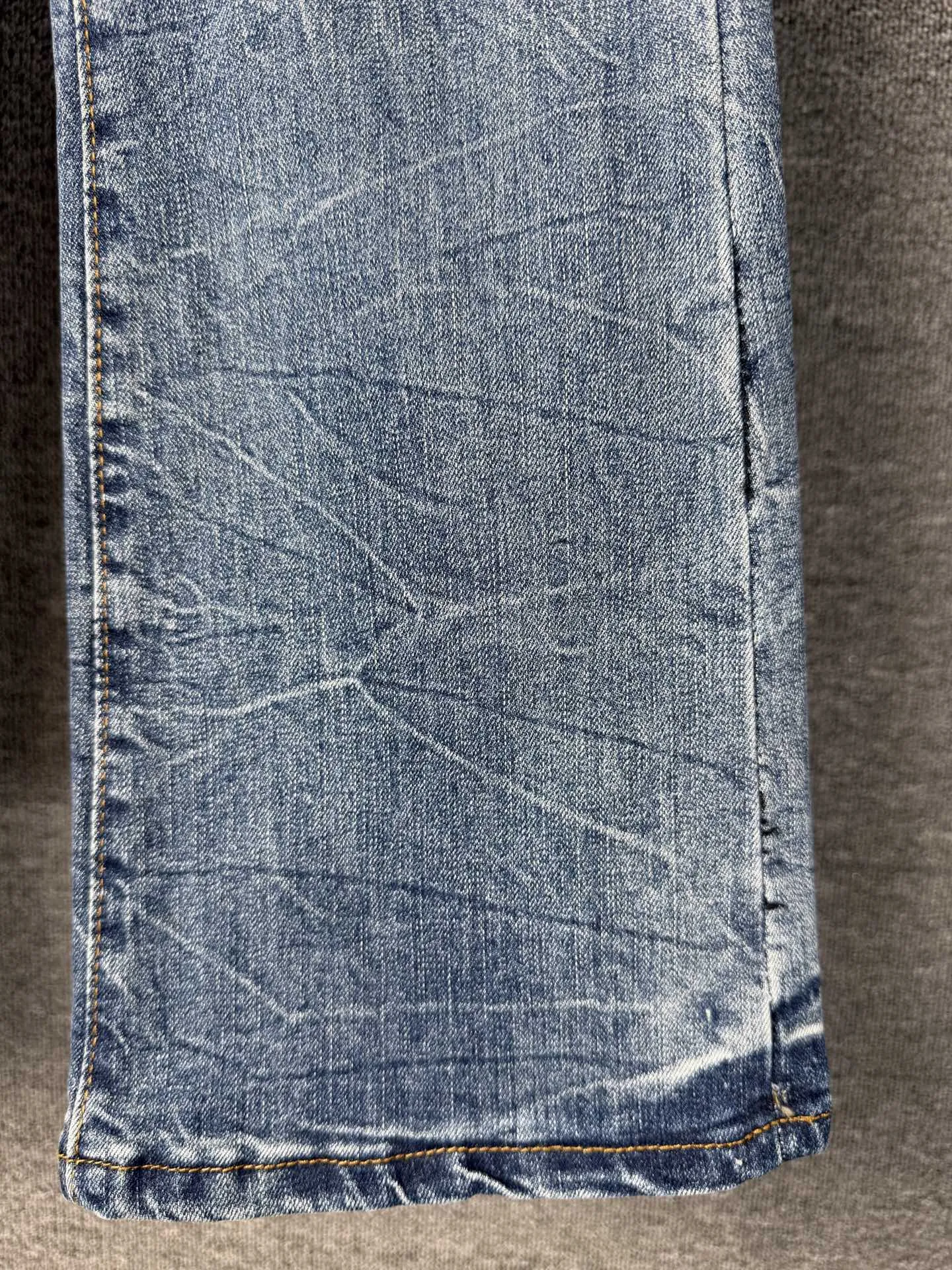 Distressed Bootcut Jeans with Patchwork Detail D19023140 — view 17