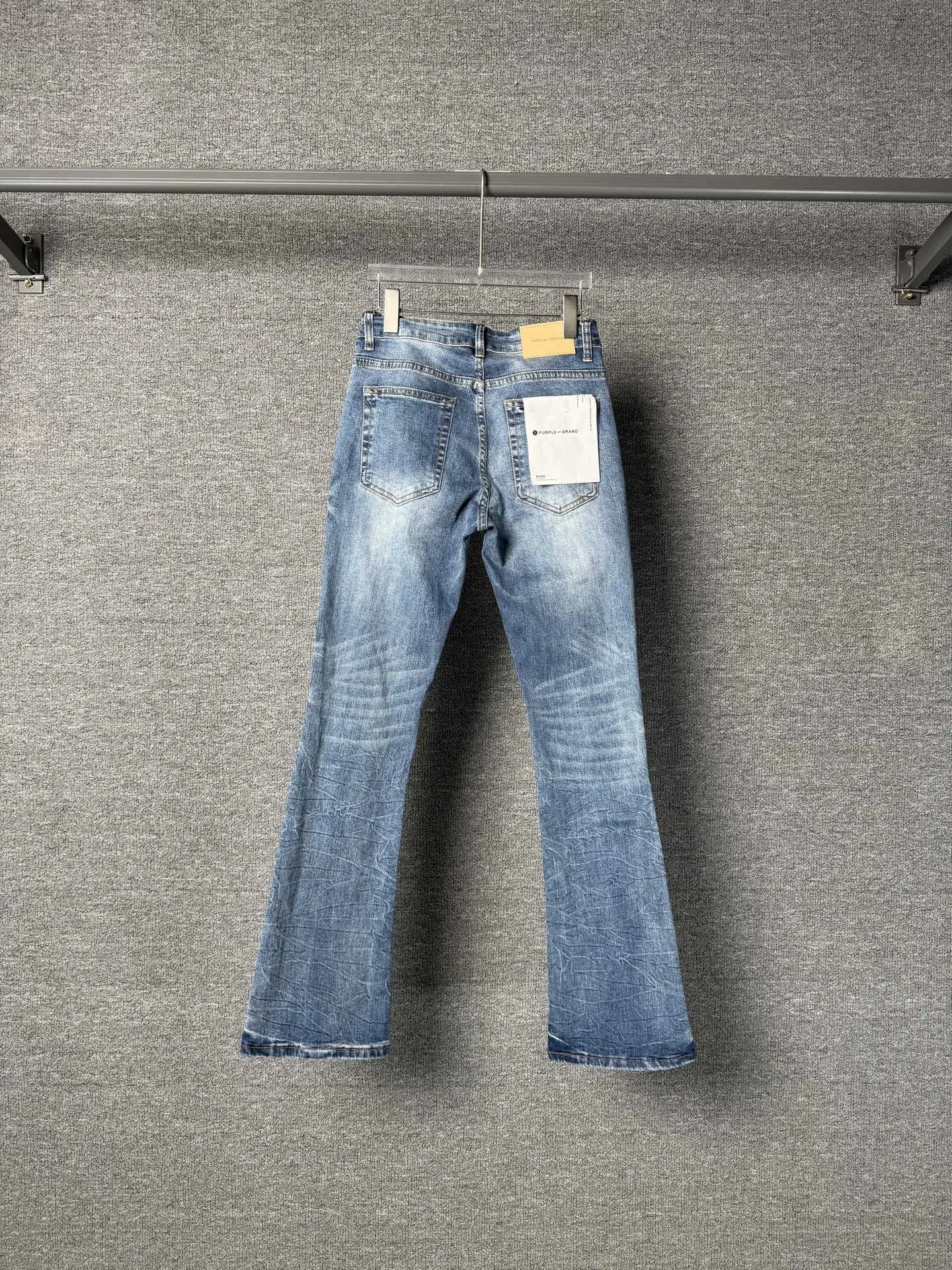 Distressed Bootcut Jeans with Patchwork Detail D19023140 — view 18