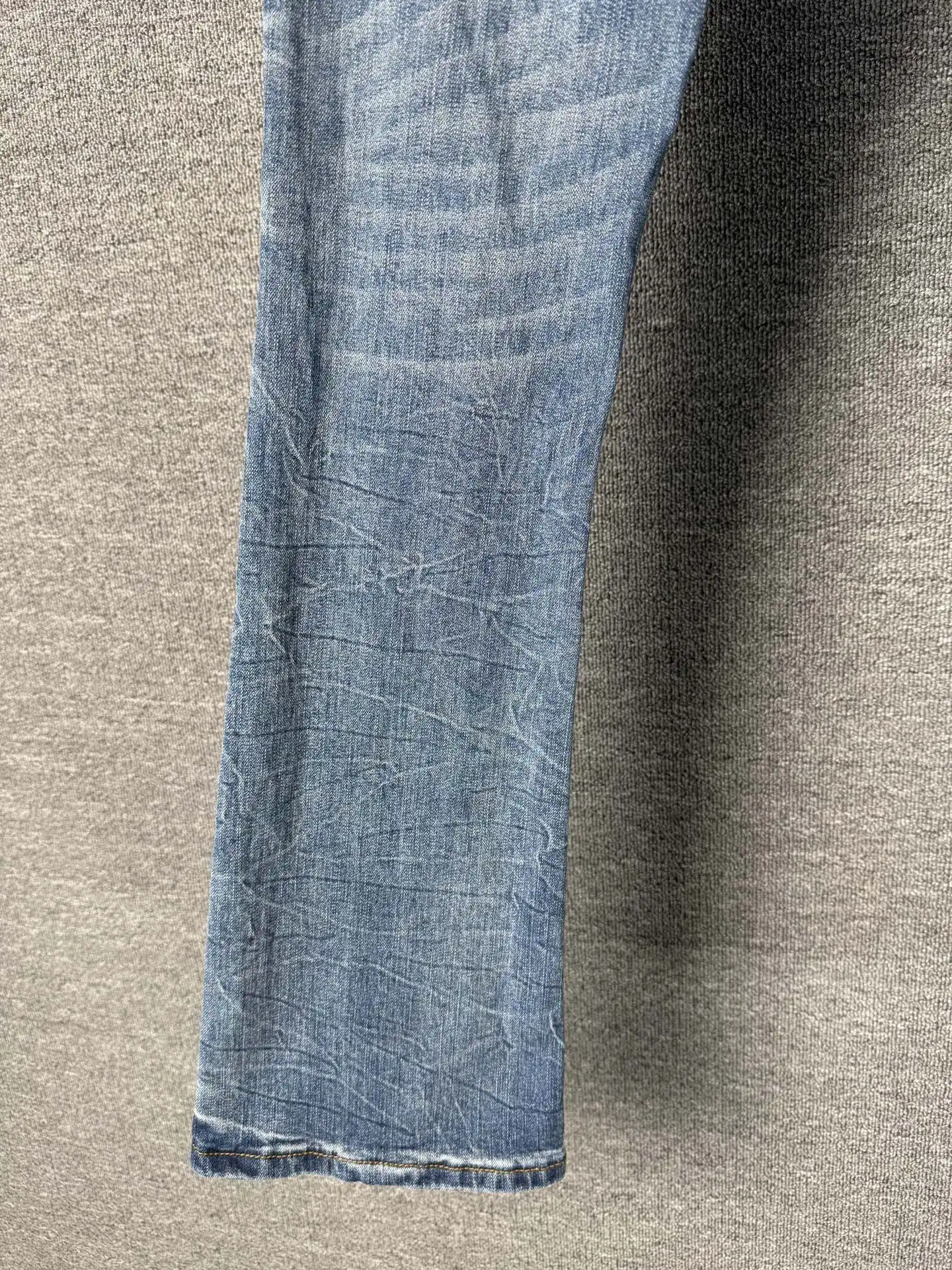 Distressed Bootcut Jeans with Patchwork Detail D19023140 — view 22