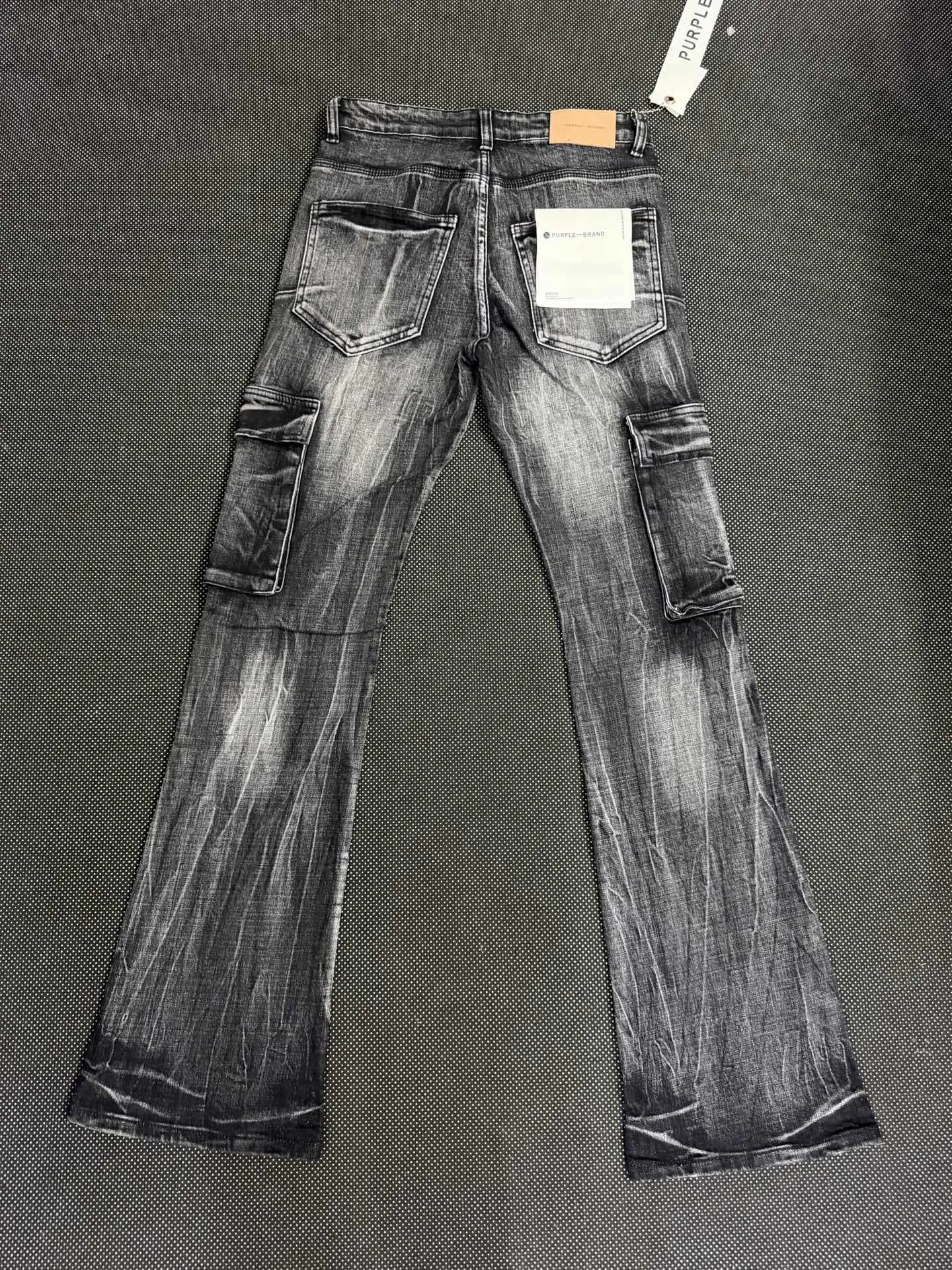 Purple Brand Lightning Wash Cargo Jeans D18023138 — view 2