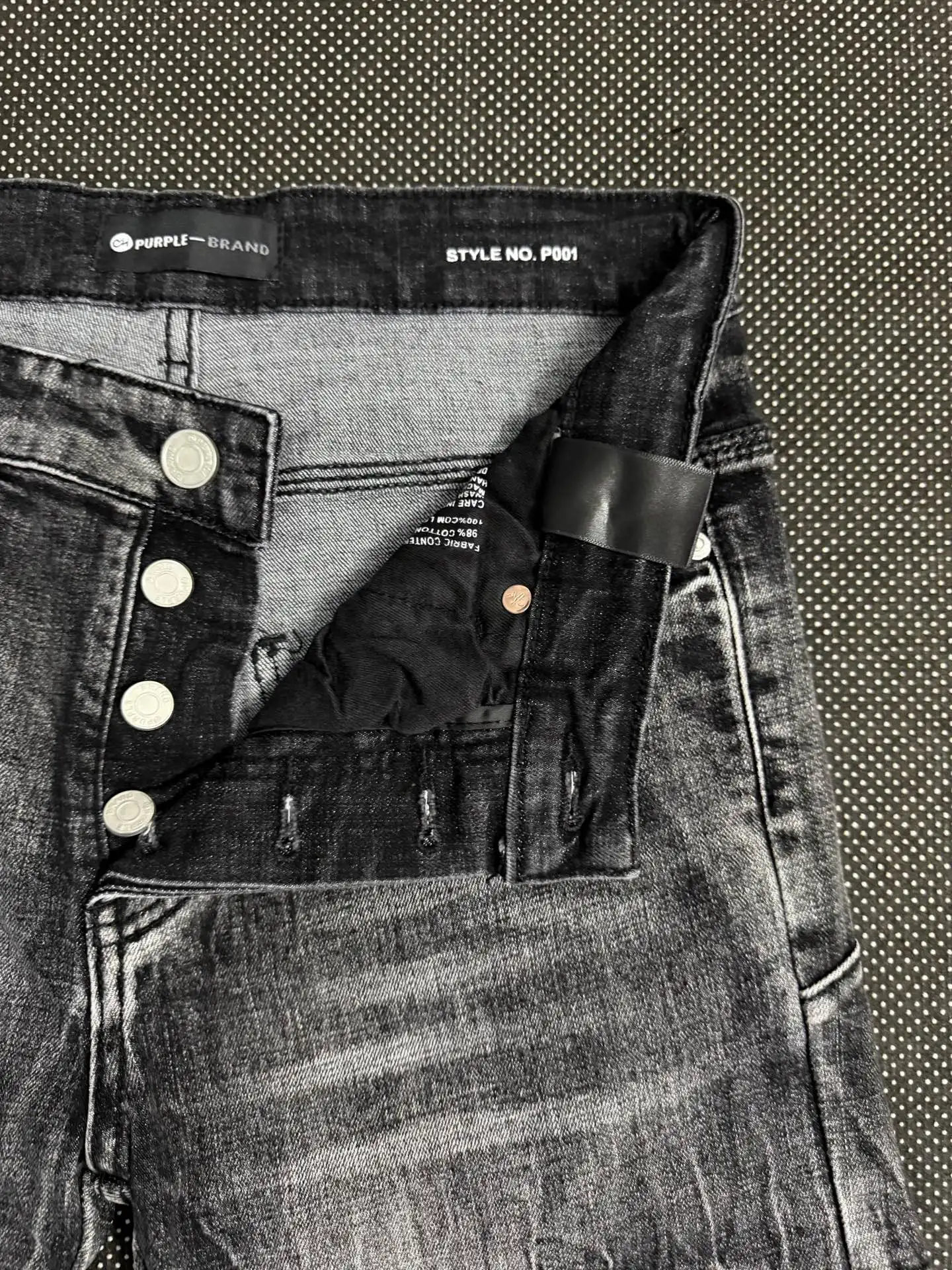 Purple Brand Lightning Wash Cargo Jeans D18023138 — view 4