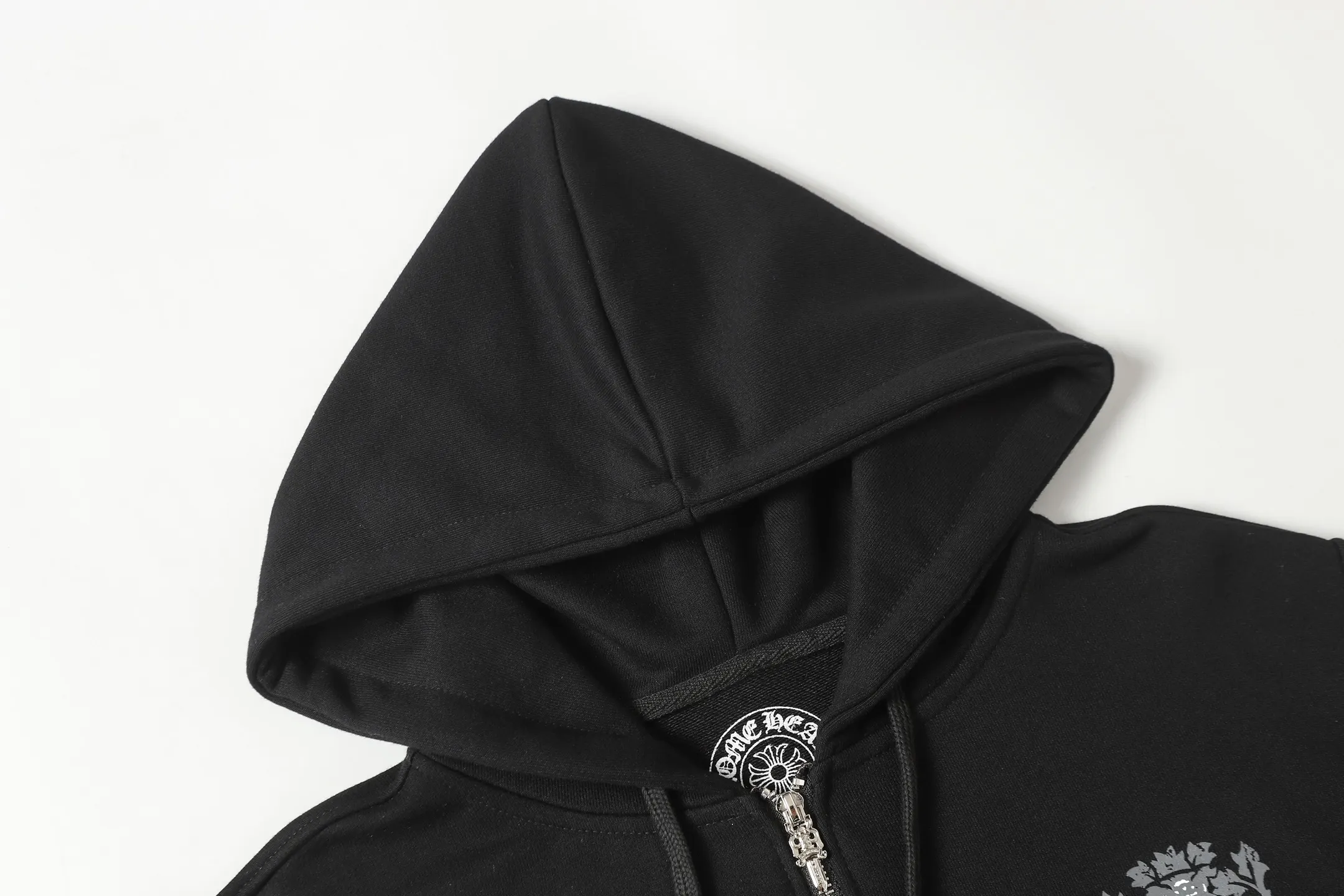 Dagger Print Zip-Up Hoodie D14513897 — view 4