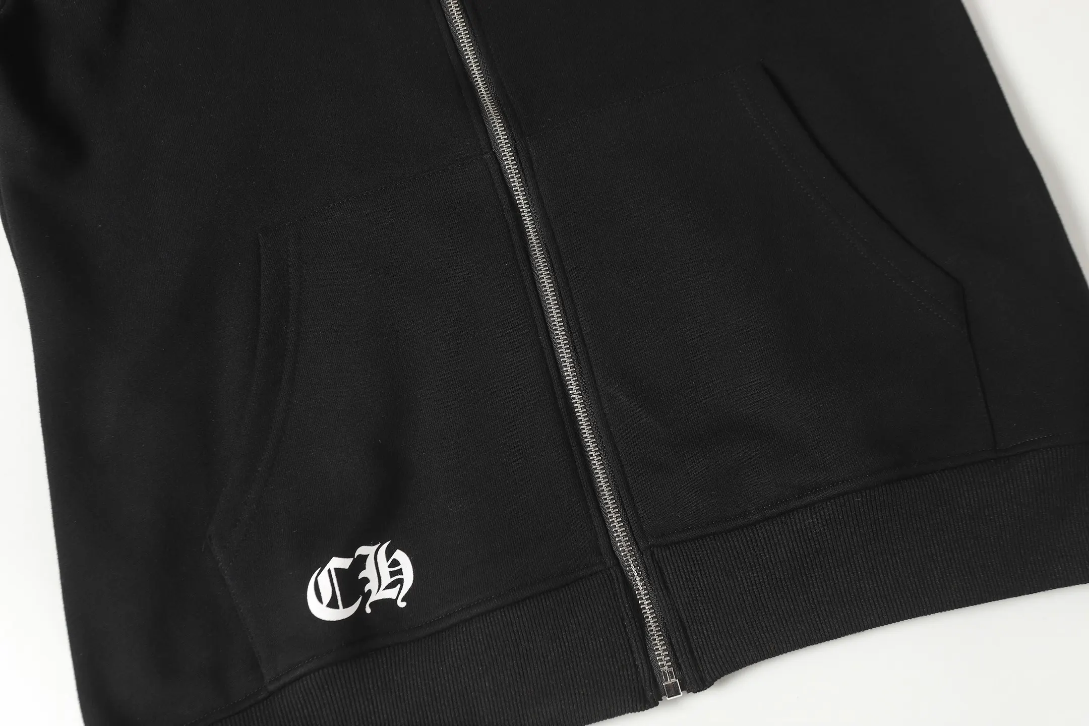 Dagger Print Zip-Up Hoodie D14513897 — view 8