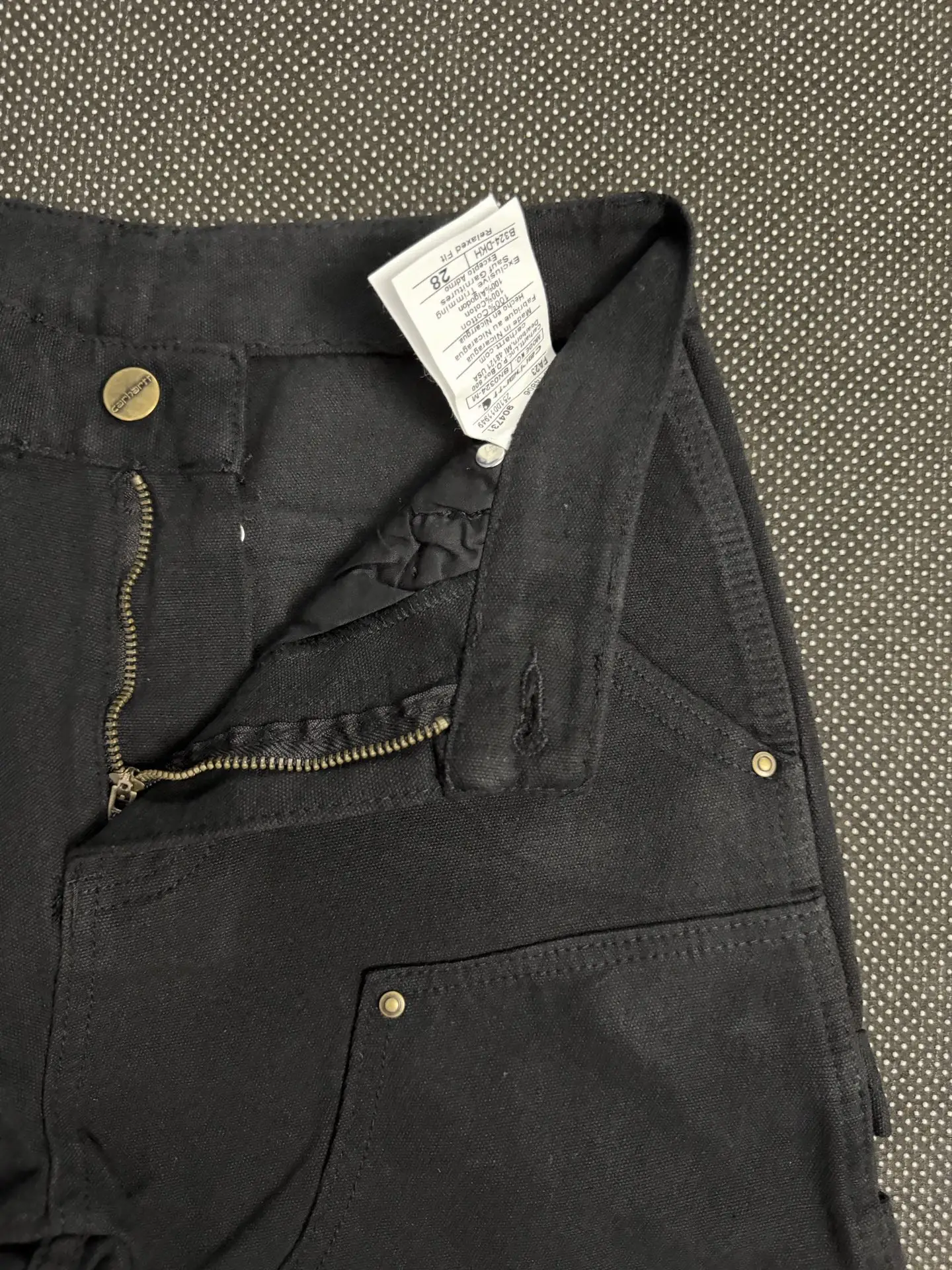 Double-Knee Straight-Leg Carpenter Jeans D18023135 — view 3