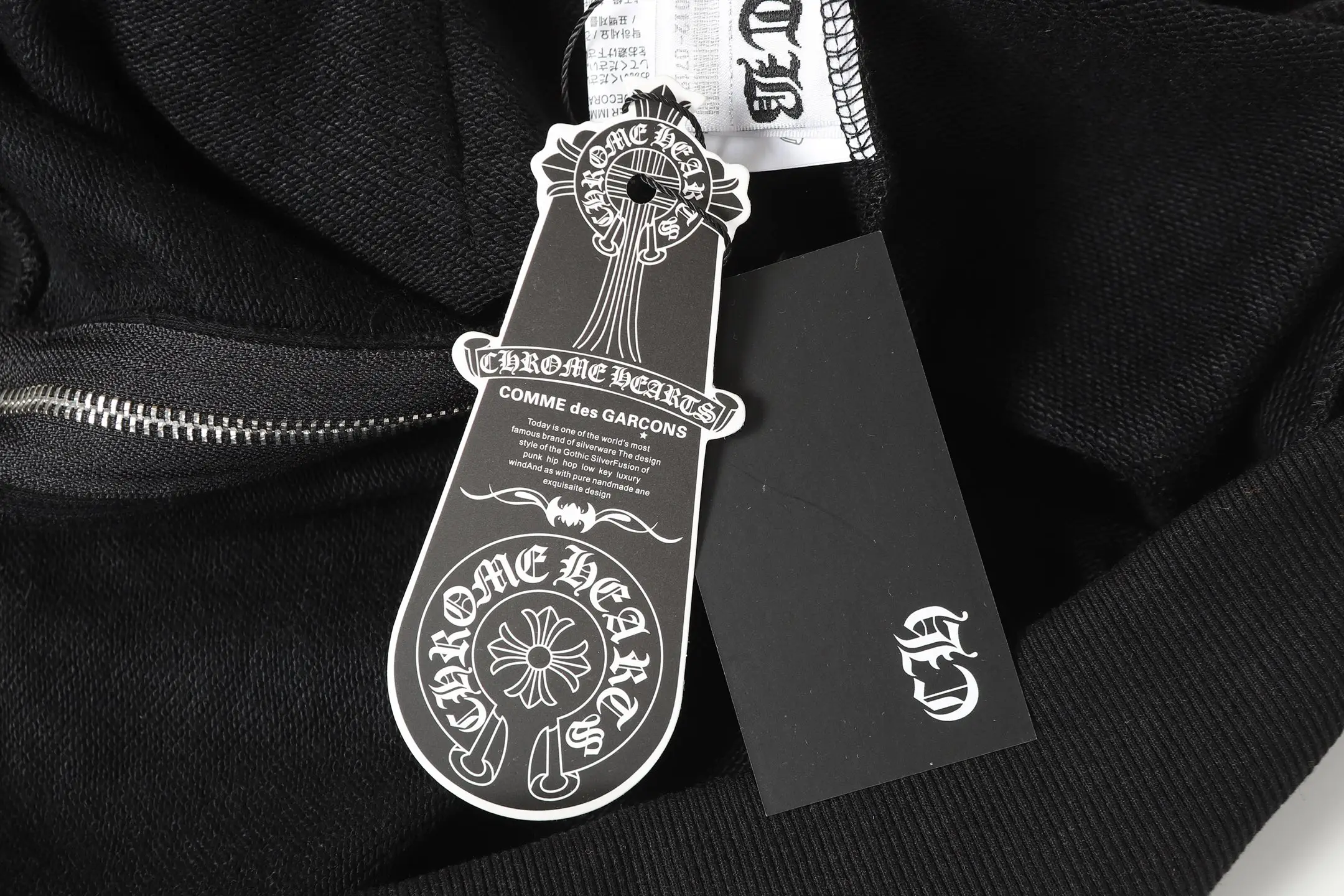Logo-Print Zip-Up Hoodie D15013908 — view 13