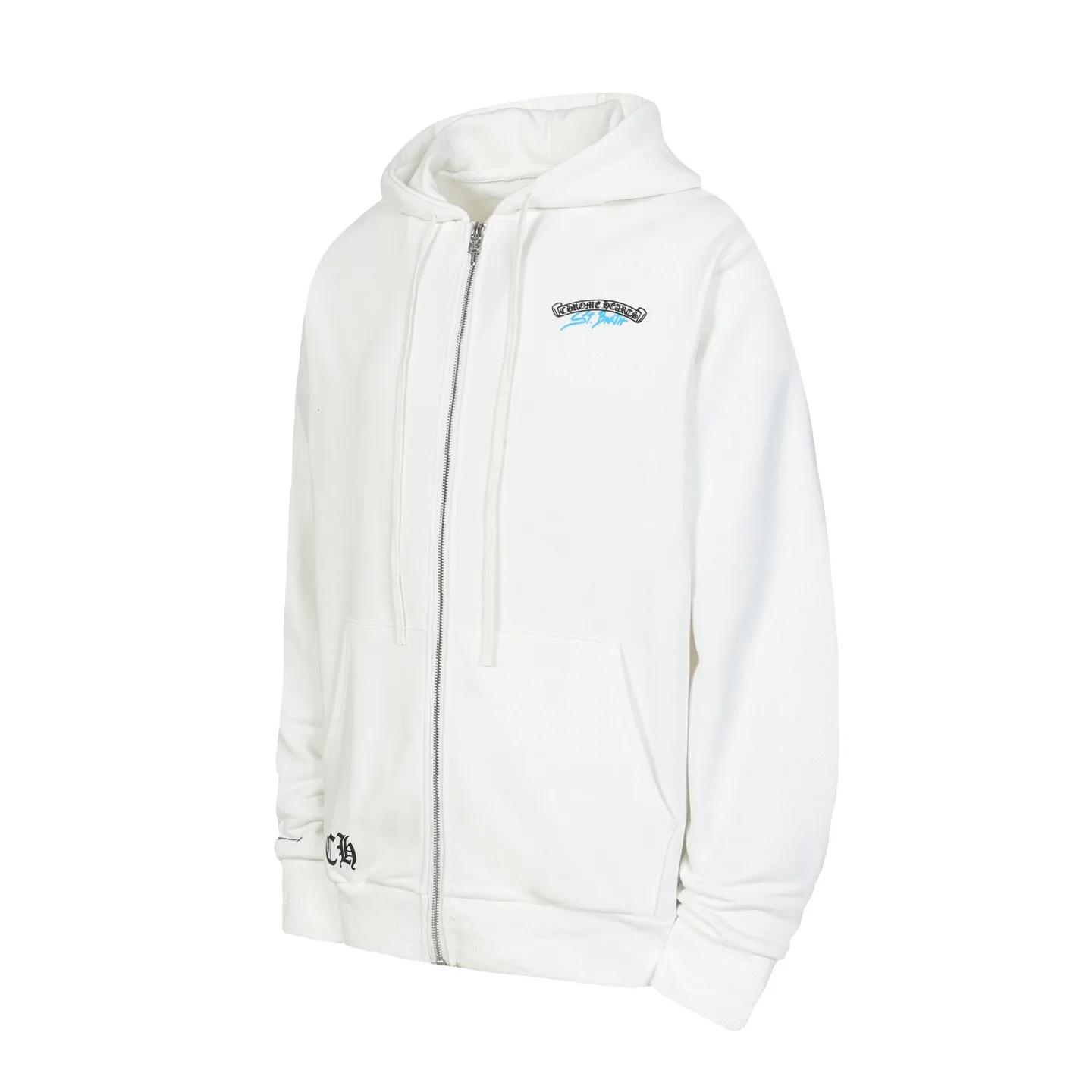 Logo-Print Zip-Up Hoodie D15013910 — view 2