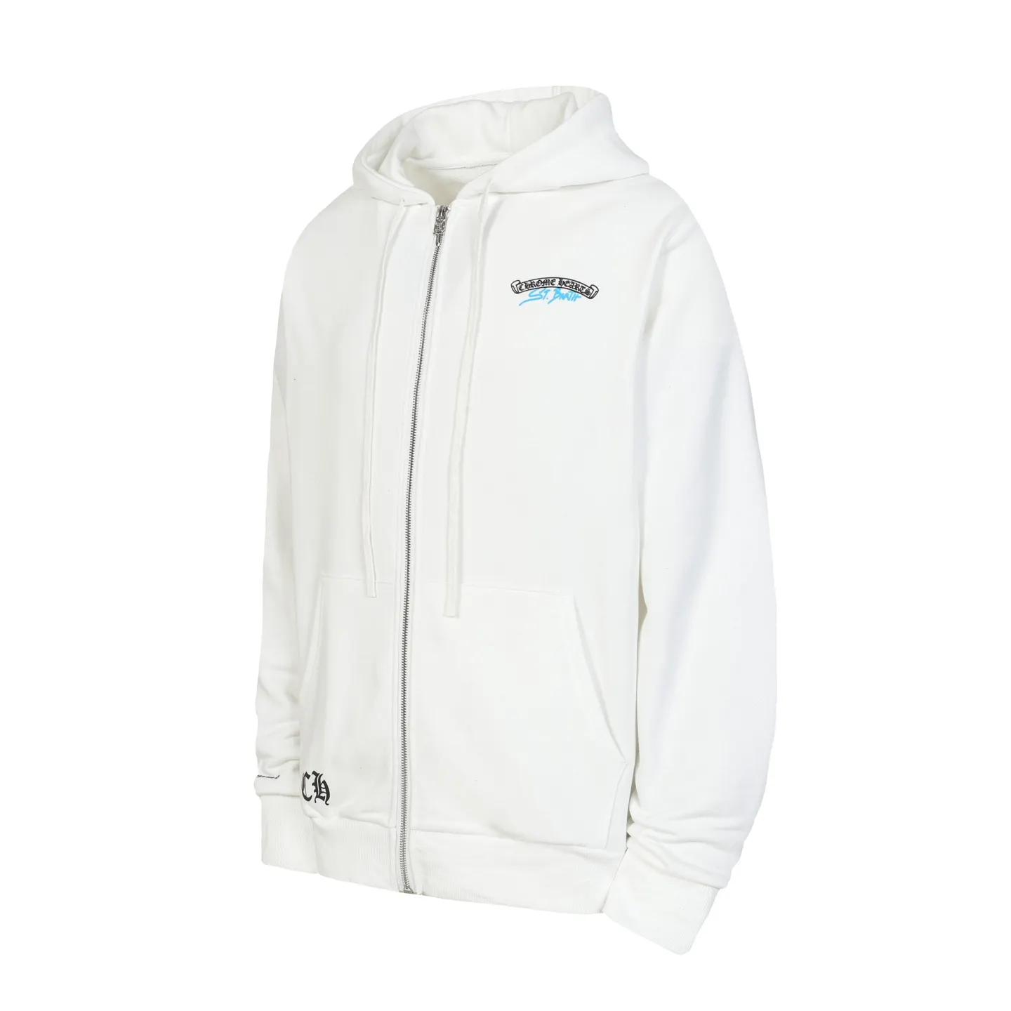 Logo Print Zip-Up Hoodie D15013909
