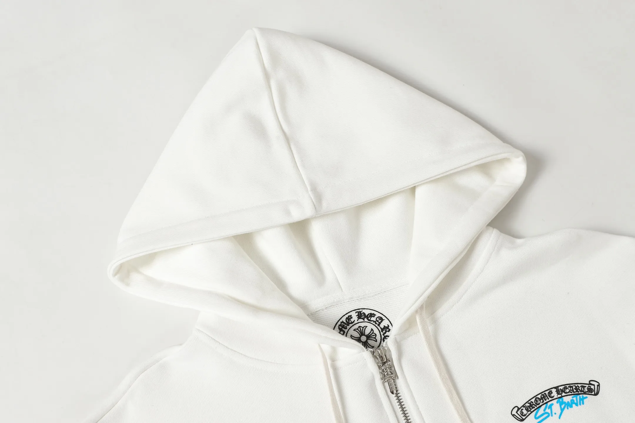 Logo Print Zip-Up Hoodie D15013909 — view 3