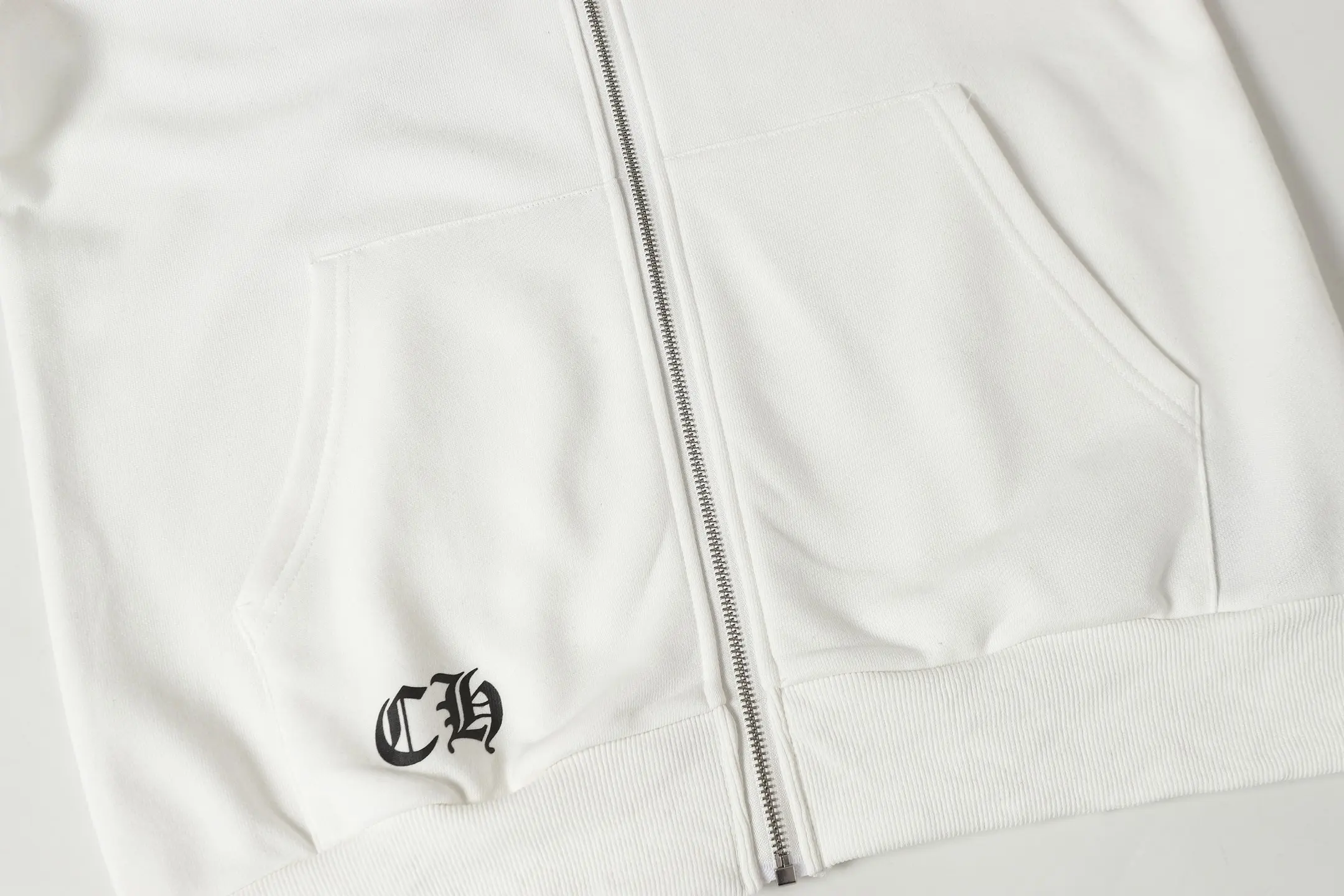 Logo Print Zip-Up Hoodie D15013909 — view 9