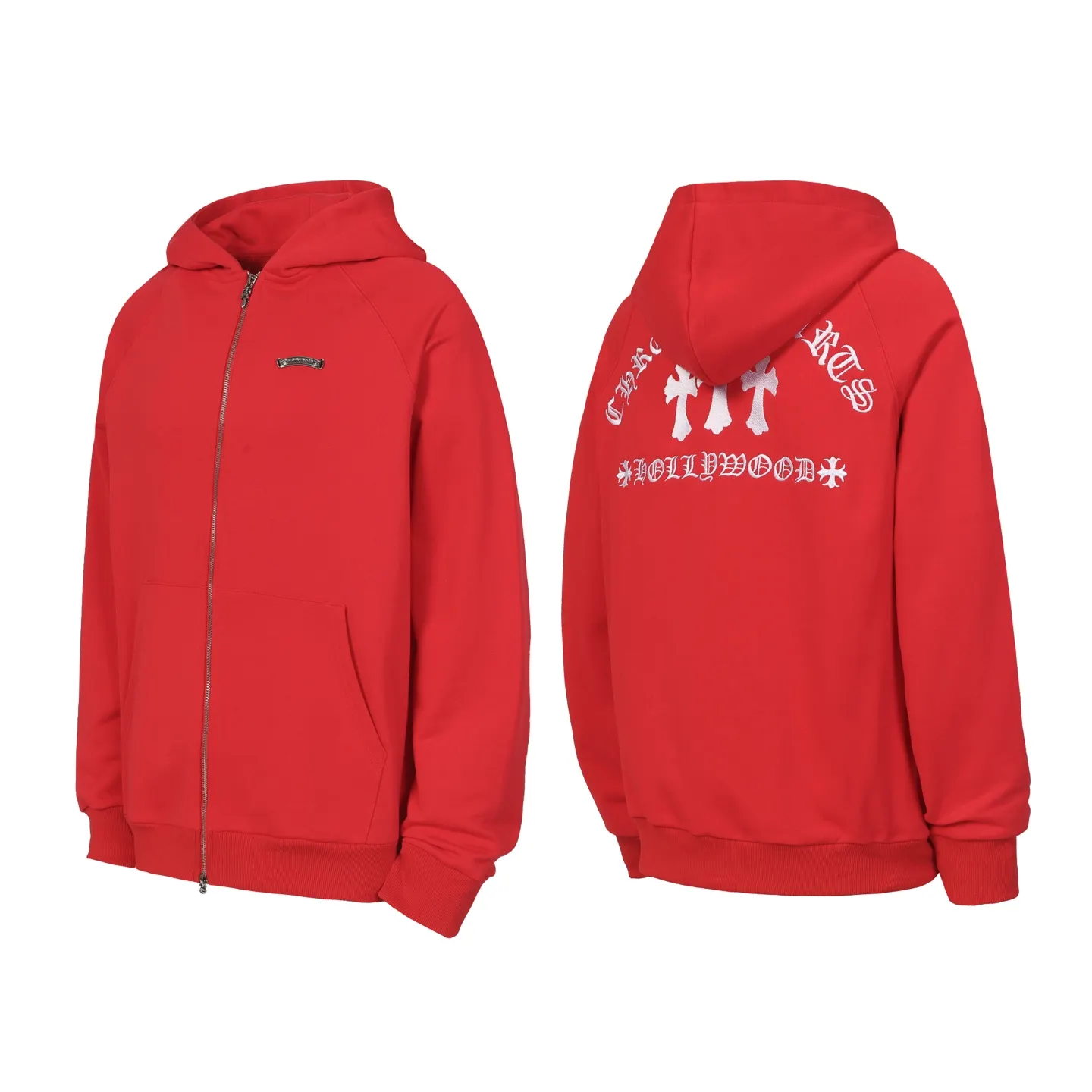 Logo-Embroidered Zip-Up Hoodie D15513984