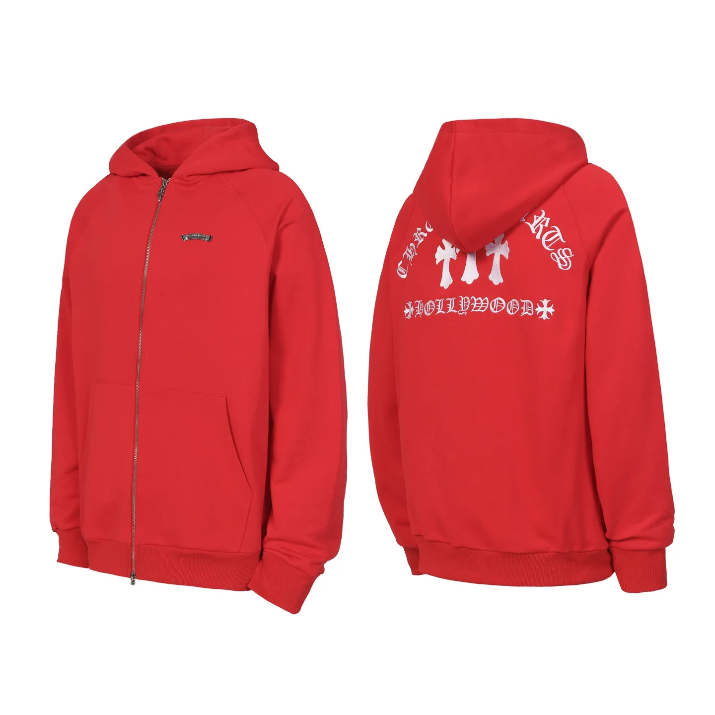 Logo-Embroidered Zip-Up Hoodie D15513984