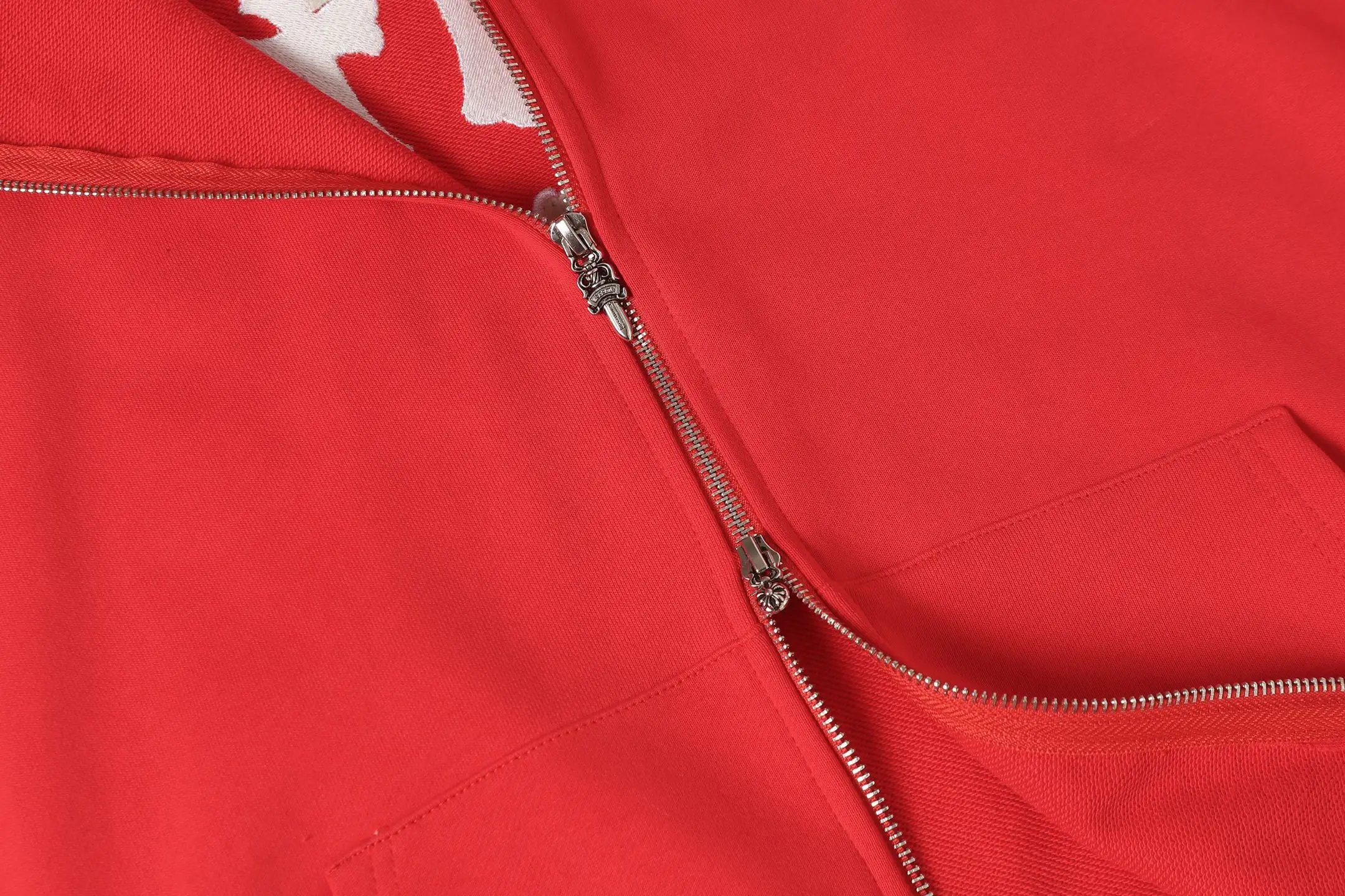Logo-Embroidered Zip-Up Hoodie D15513984 — view 9