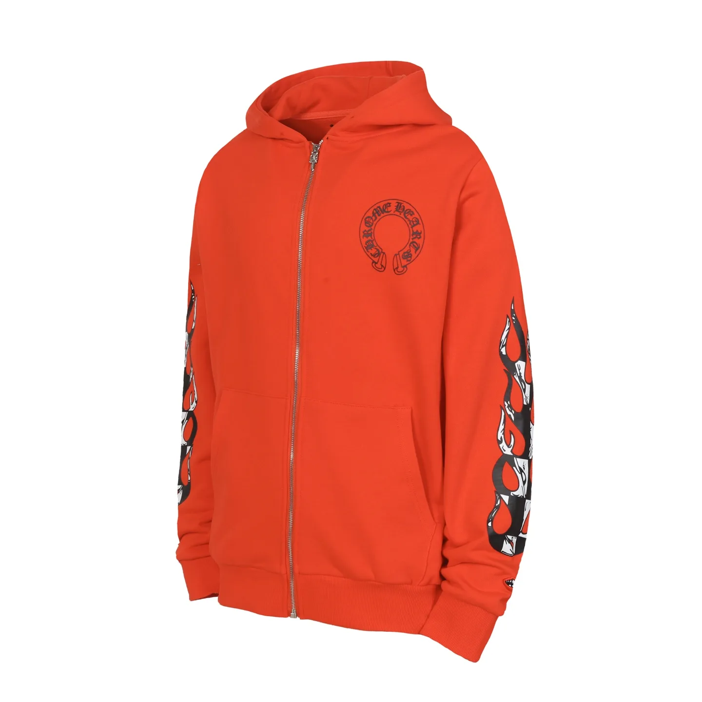 Logo Print Zip-Up Hoodie D15013873 — view 2
