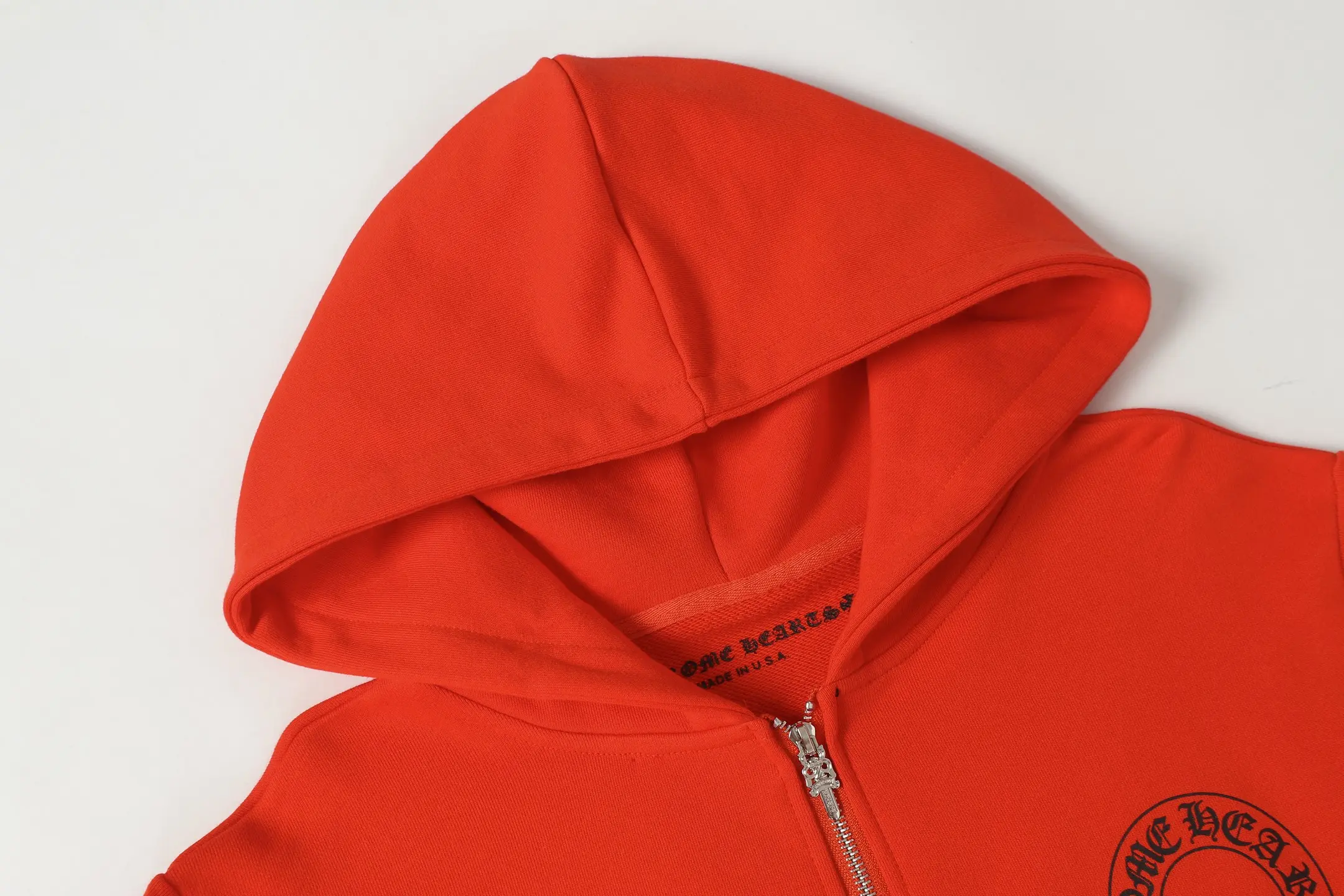 Logo Print Zip-Up Hoodie D15013873 — view 4