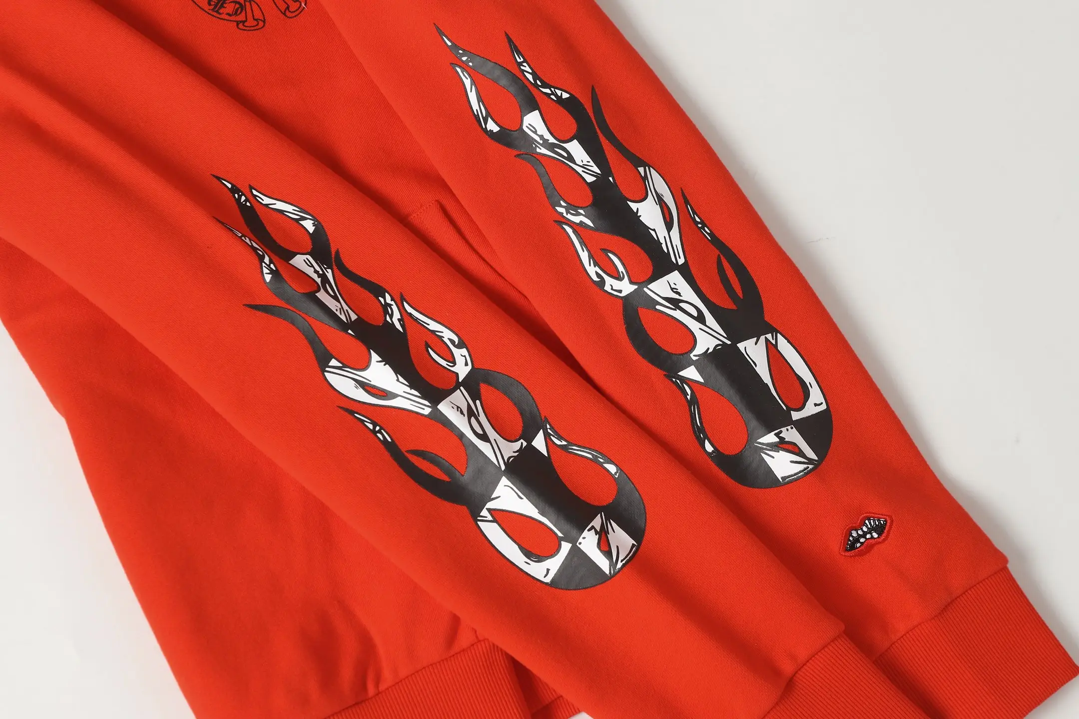 Logo Print Zip-Up Hoodie D15013873 — view 7