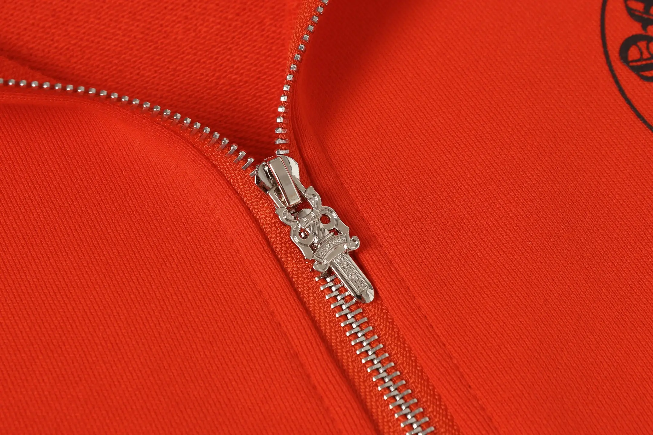 Logo Print Zip-Up Hoodie D15013873 — view 10