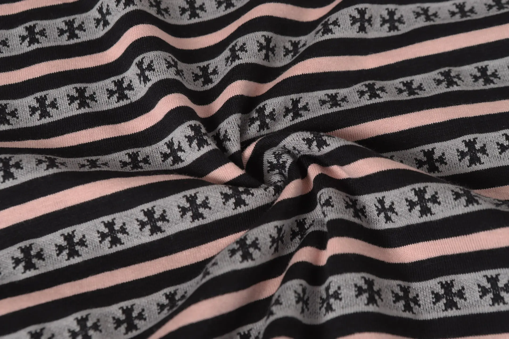 Striped Logo-Embroidered Cotton T-Shirt D10014157 — view 13