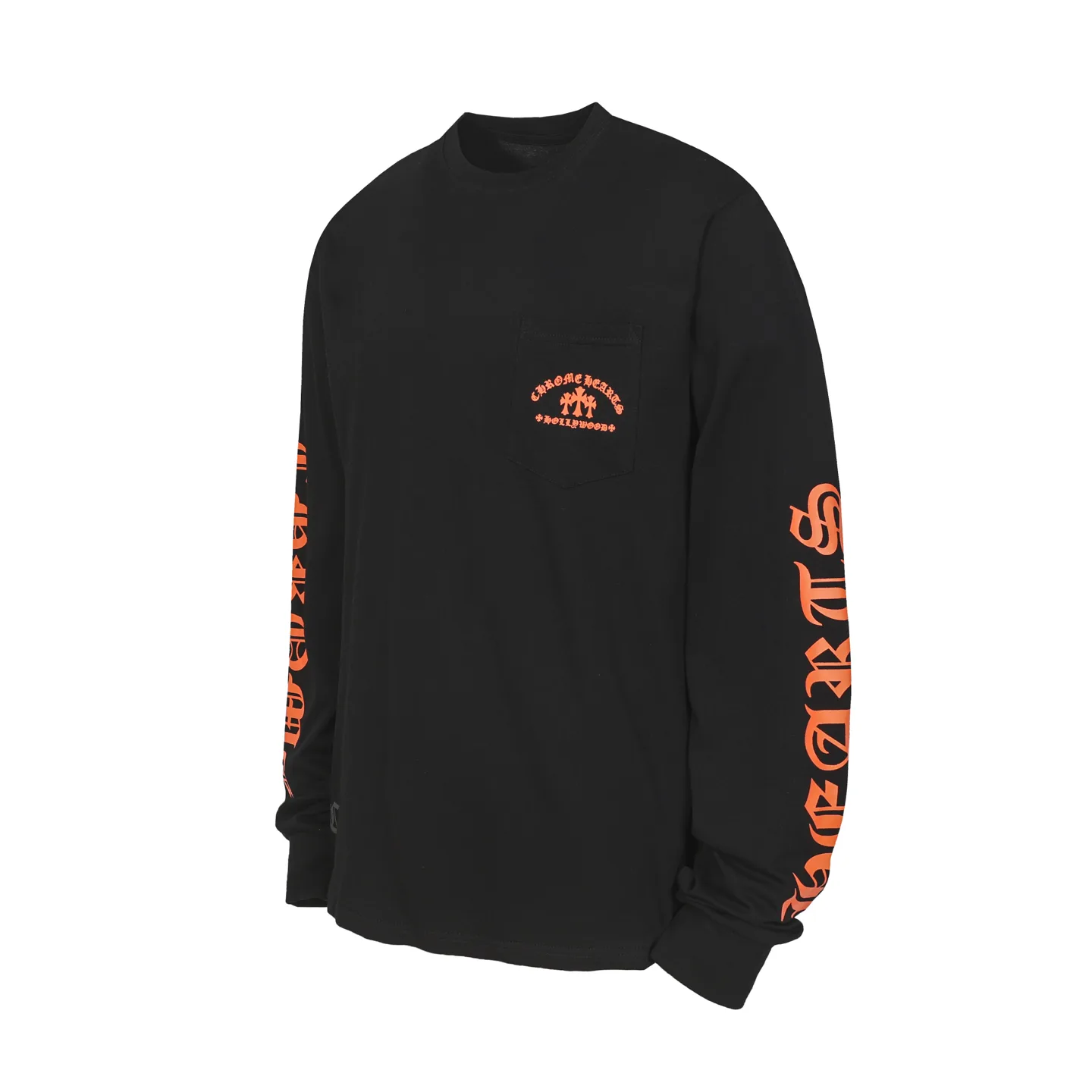Logo Print Long-Sleeve Pocket T-Shirt D10013902