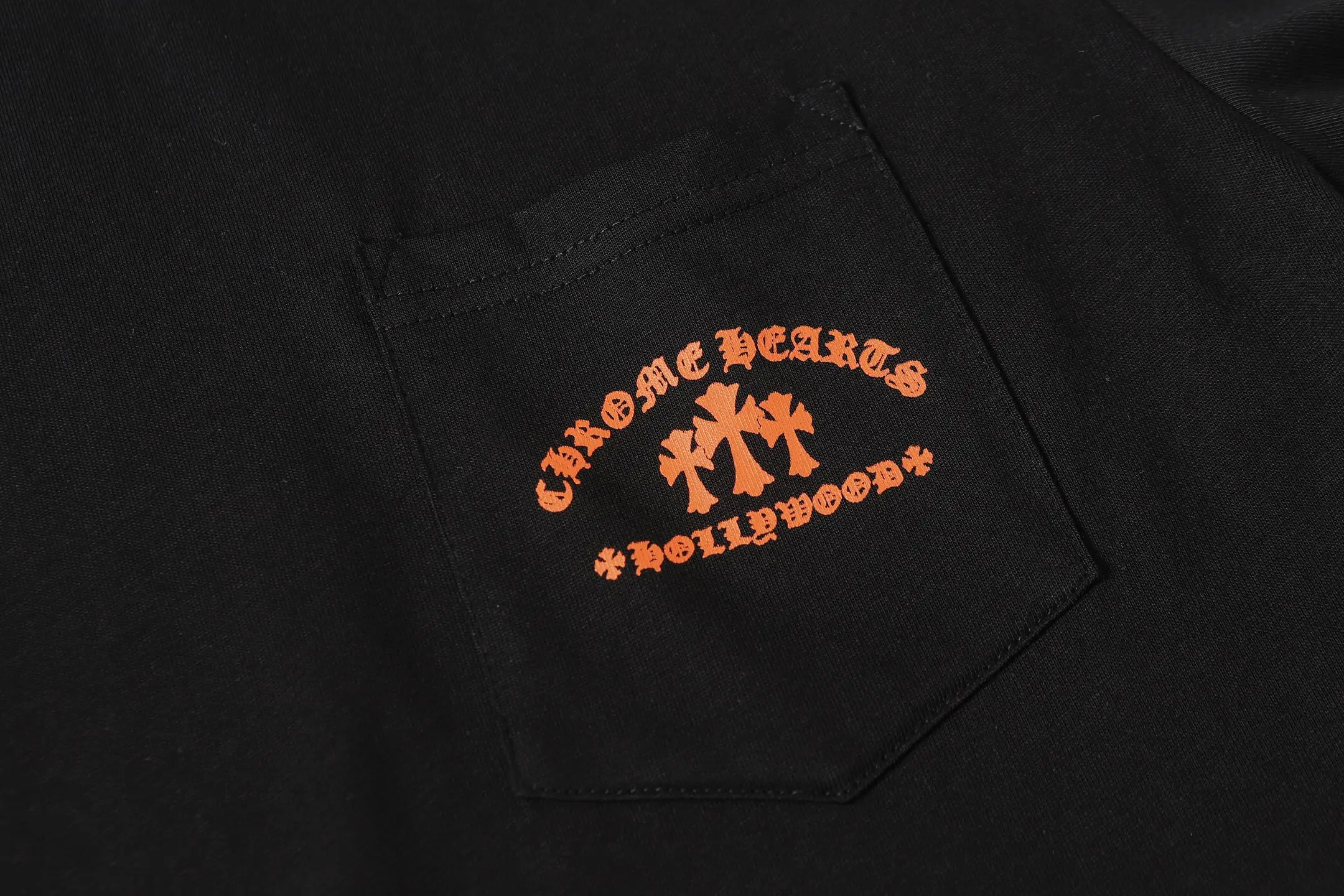 Logo Print Long-Sleeve Pocket T-Shirt D10013902 — view 5