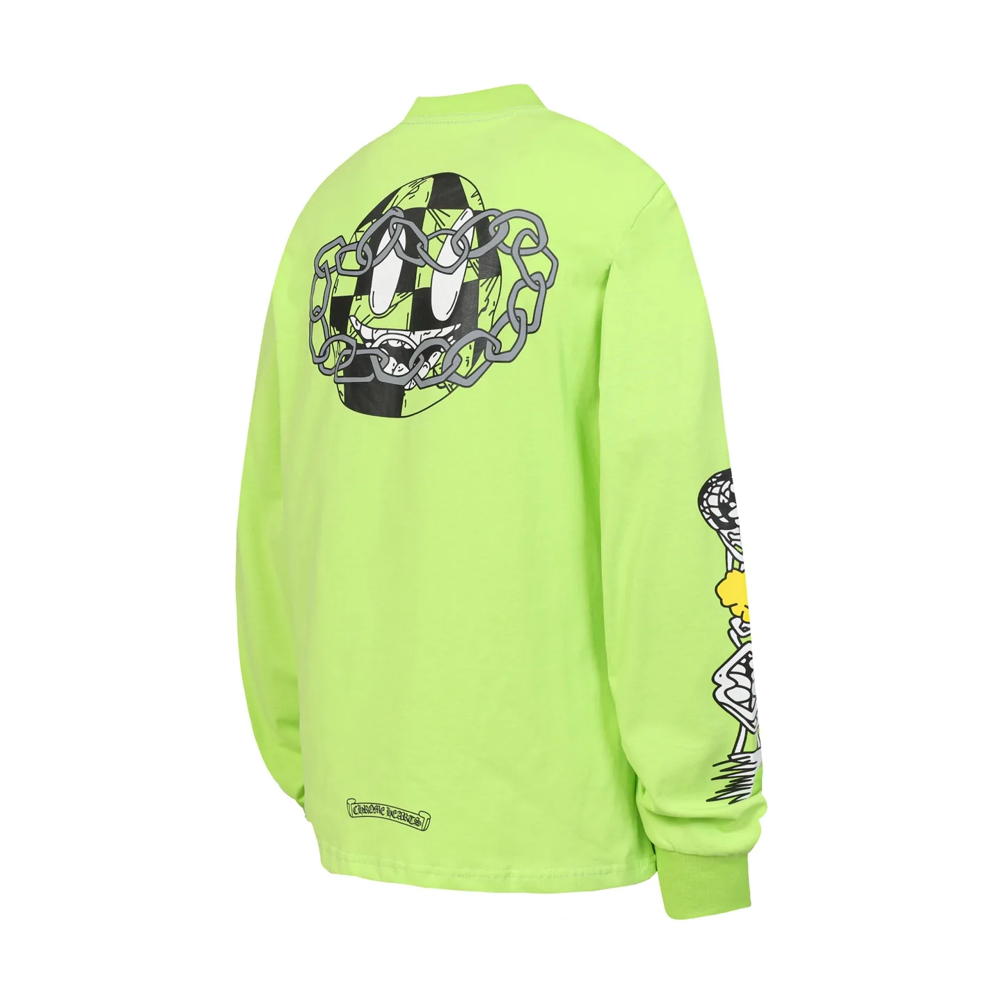 Graffiti Print Long-Sleeve T-Shirt D10013880 — view 3