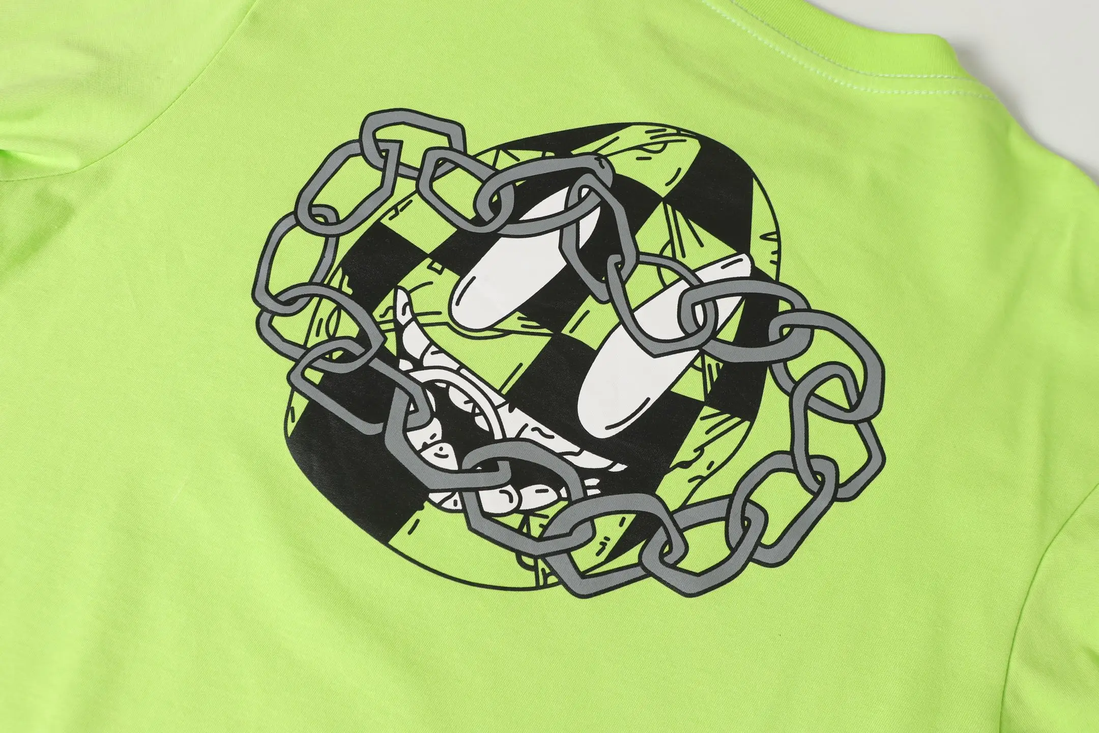 Graffiti Print Long-Sleeve T-Shirt D10013880 — view 7
